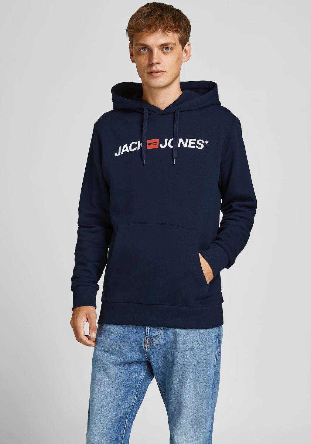 Jack & Jones Kapuzensweatshirt CORP OLD LOGO SWEAT HOOD (Packung, 2-tlg., 2 günstig online kaufen