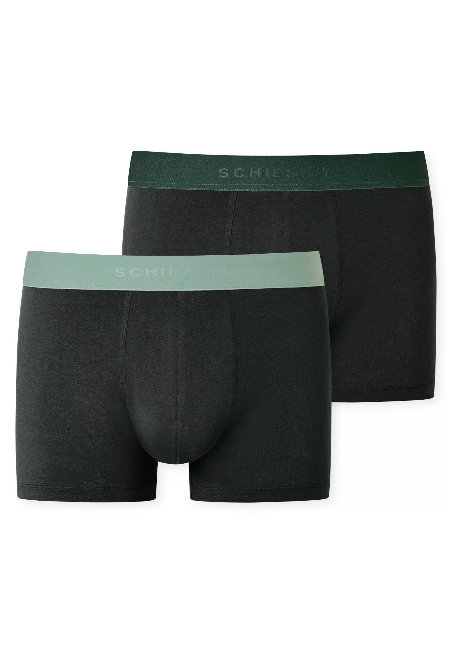 Schiesser Boxershorts ""95/5"", (2er Pack), mit farblich abgesetztem, sport günstig online kaufen