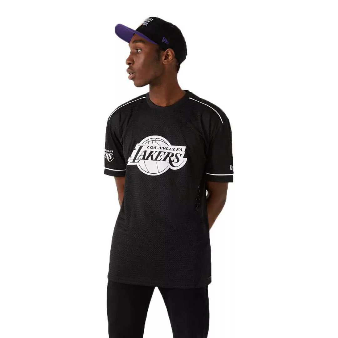New Era Nba Team Logo Oversized Los Angeles Lakers Kurzärmeliges T-shirt S günstig online kaufen