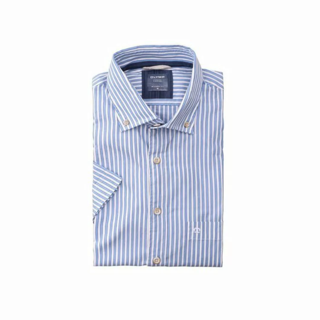 OLYMP Langarmhemd blau modern fit (1-tlg) günstig online kaufen