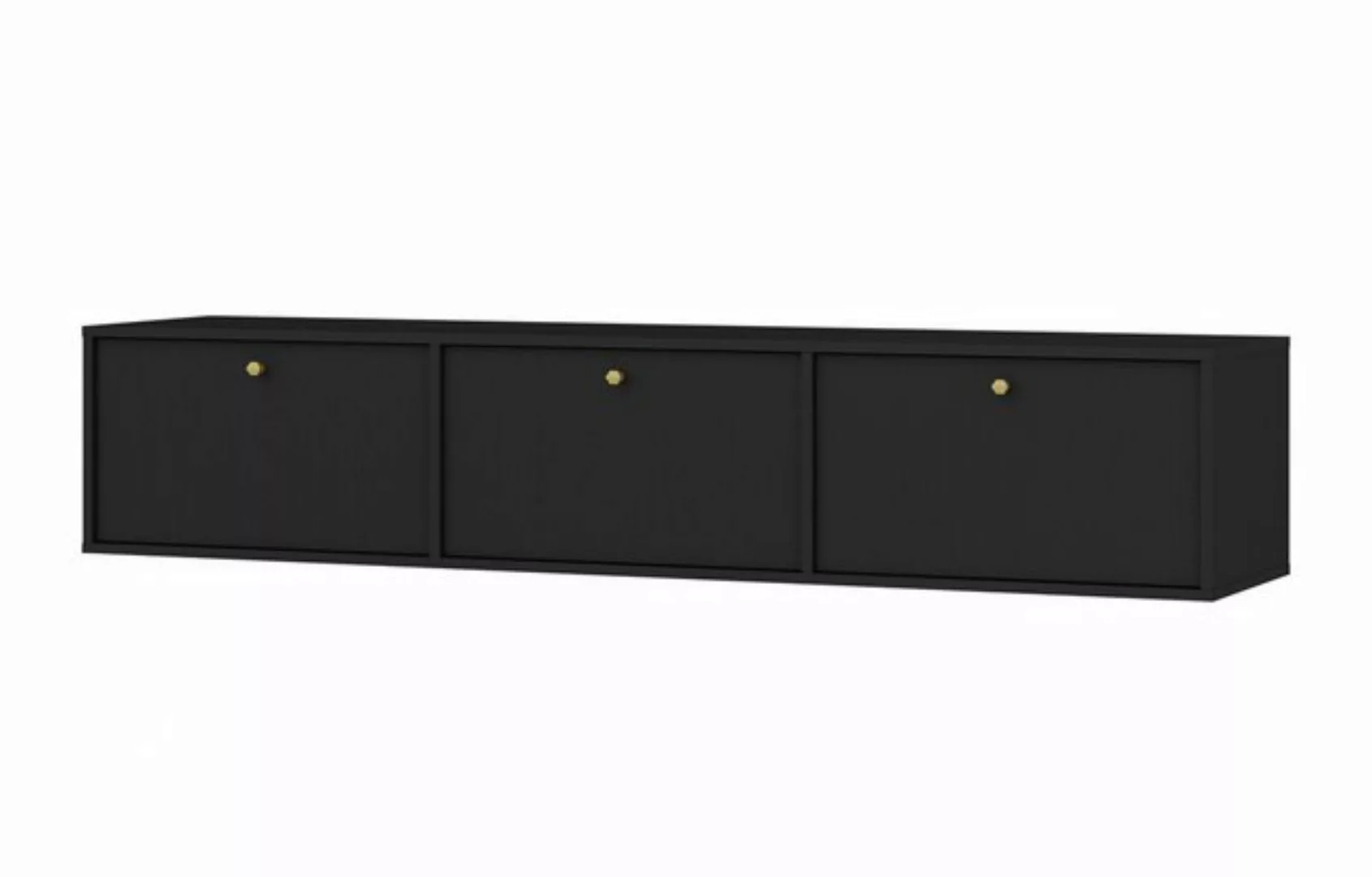 Furnix TV-Schrank Design Kabinett Tonkin TV Sideboard hängend mit drei Schr günstig online kaufen