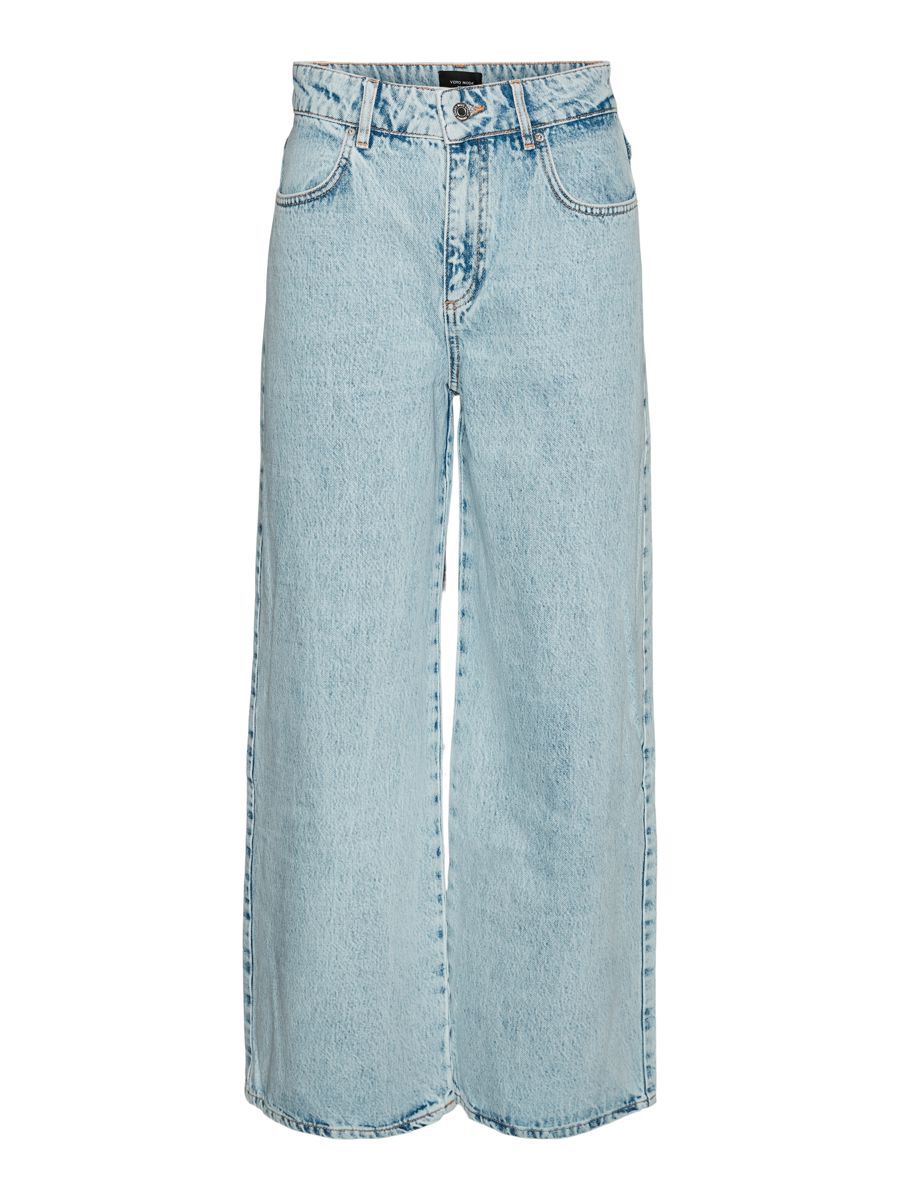 VERO MODA Vmkithy Loose High Waist Jeans Damen Blau günstig online kaufen