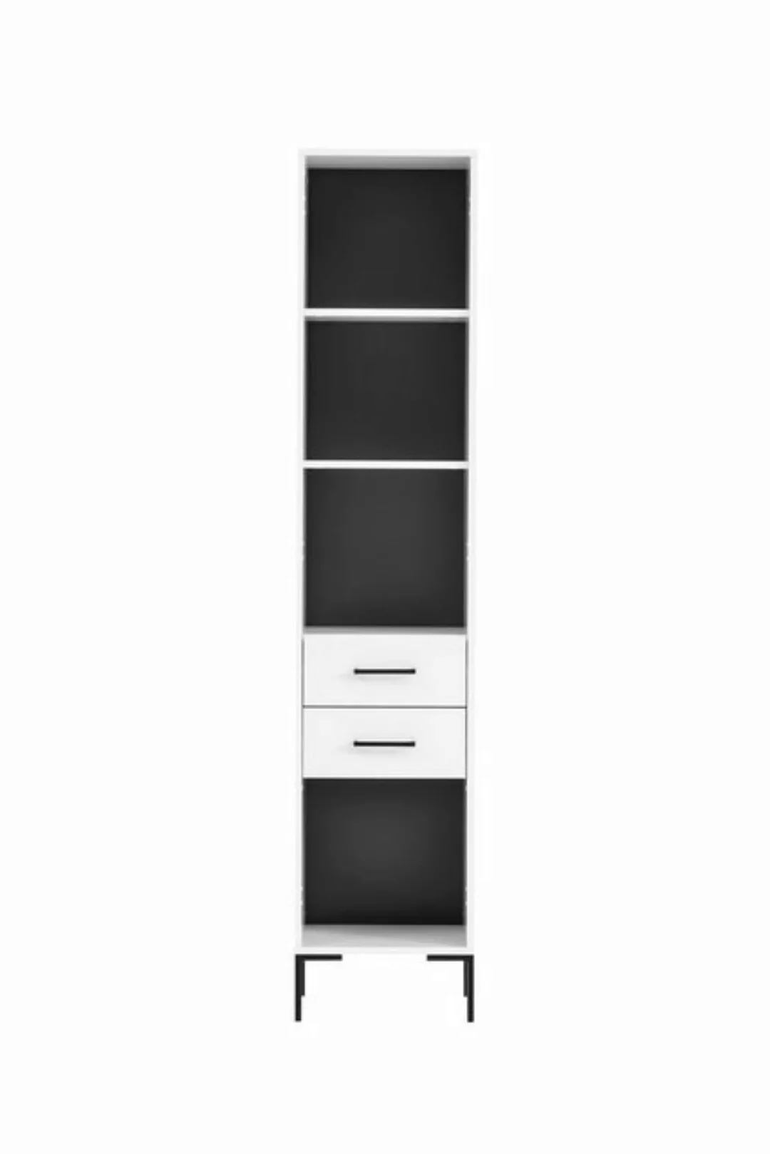 MÖBELPARTNER Aktenschrank Hochschrank Panda, HxBxT 195x40x40 cm, Weiß günstig online kaufen