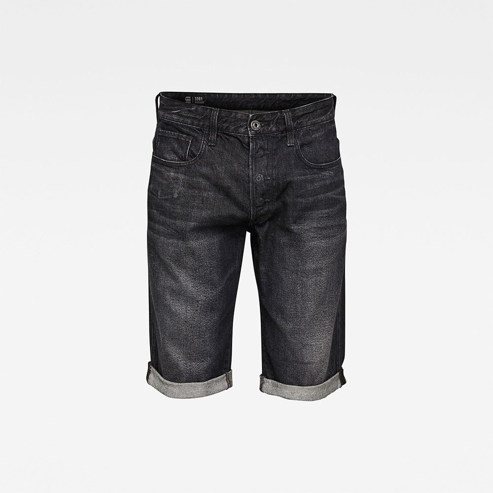 G-star 3301 Jeans-shorts 29 Worn In Black Stone günstig online kaufen