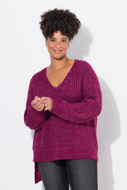 Janet & Joyce Strickpullover Pullover oversized V-Ausschnitt günstig online kaufen