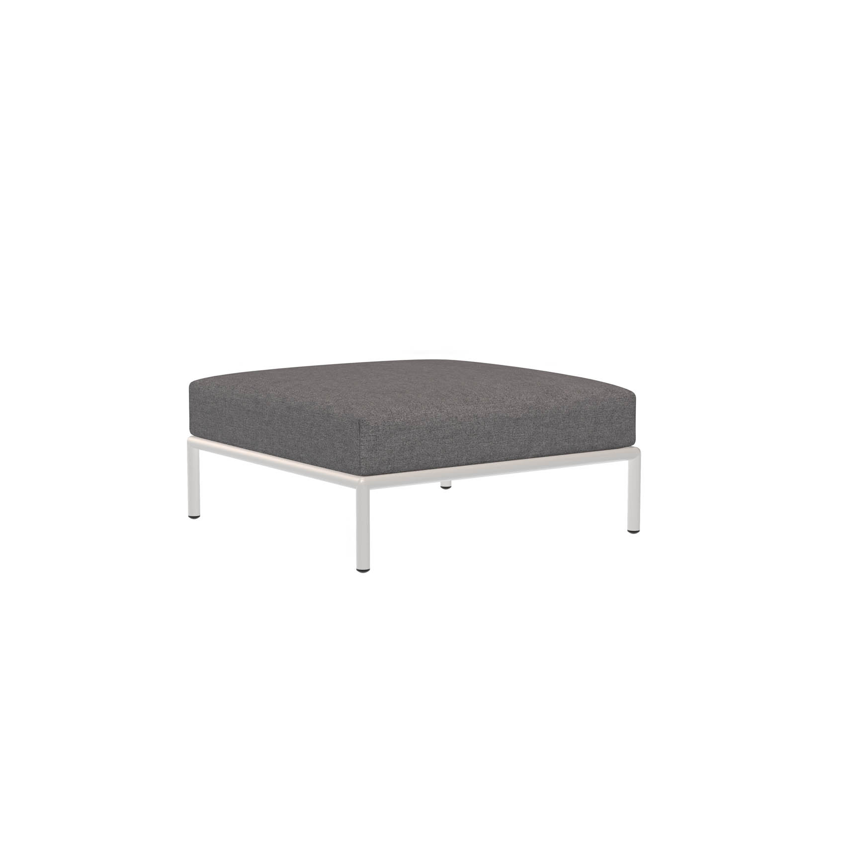 LEVEL2 Outdoor Ottoman Lounge-Modul 3 Schiefer Weiß günstig online kaufen