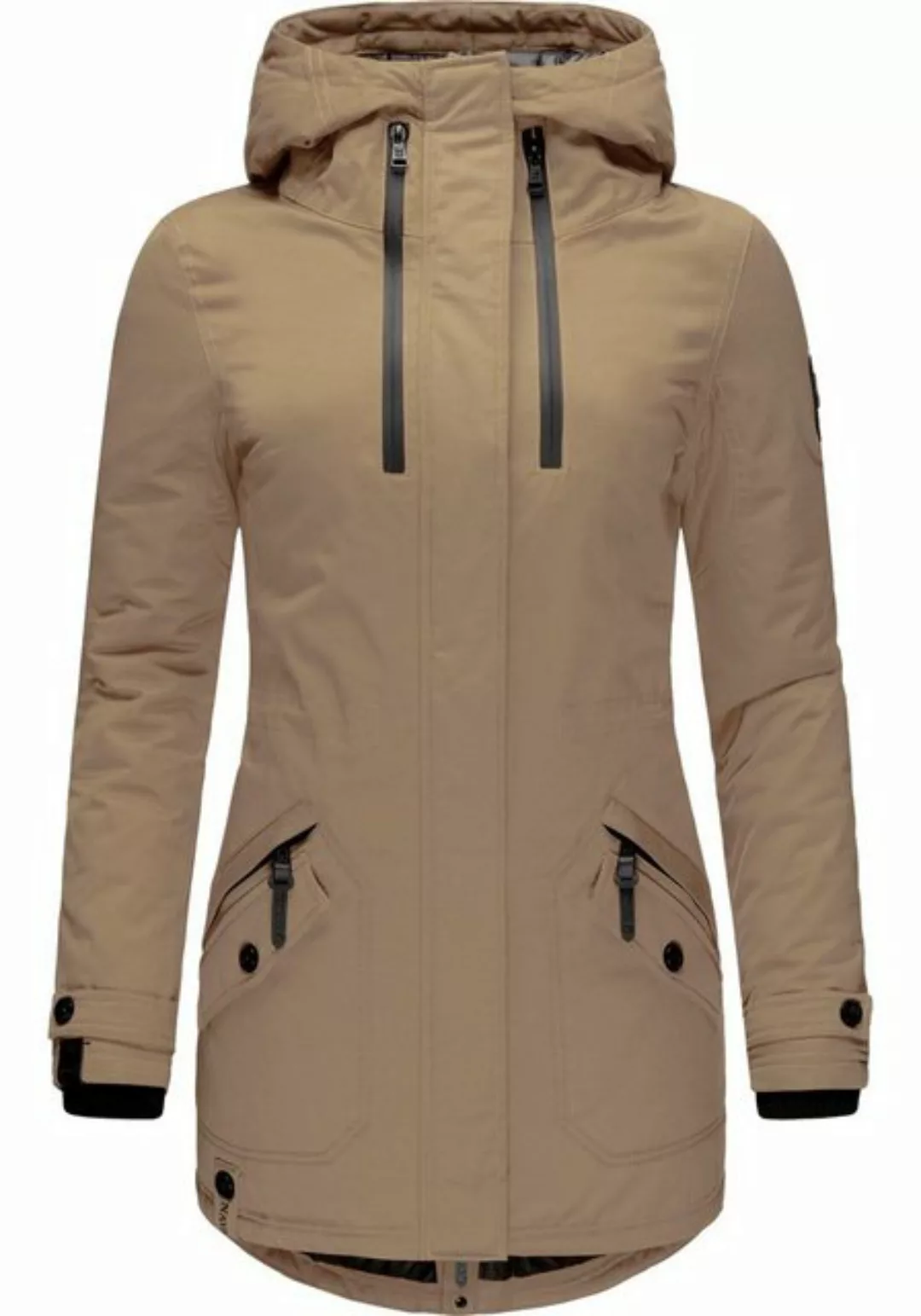 Navahoo Wintermantel Avrille II sportlicher Damen Winter Kurzmantel mit gro günstig online kaufen