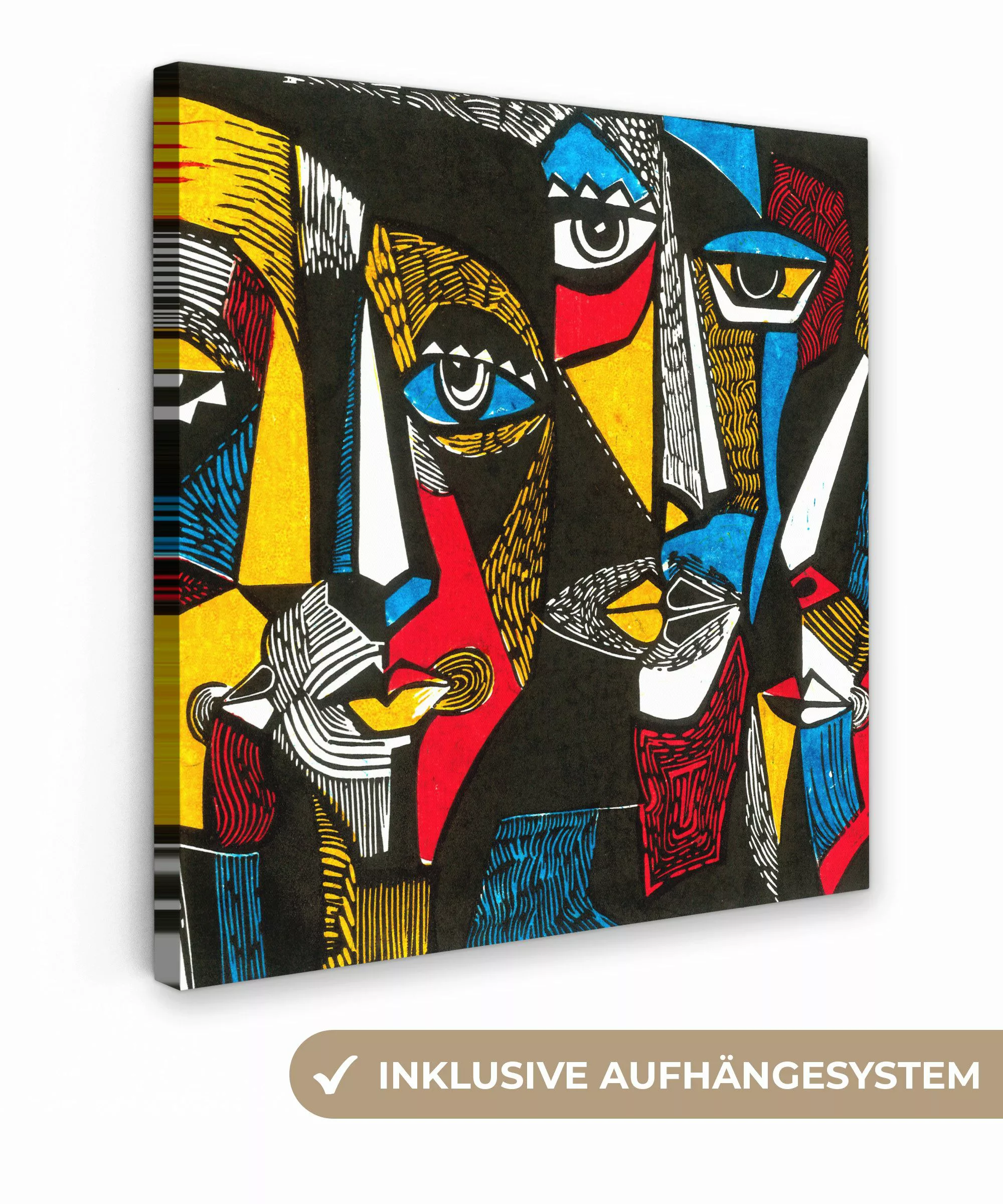 OneMillionCanvasses® Leinwandbild Malerei - Ölfarbenoptik - günstig online kaufen