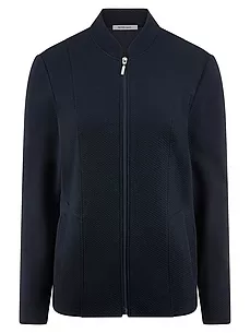Jersey-Jacke Peter Hahn blau günstig online kaufen