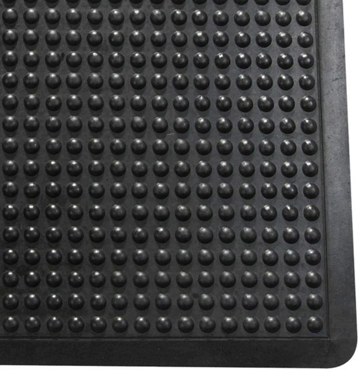 Fußmatte Anti-Ermüdungsmatte Gummi 61x91cm schwarz Blasenstruktur günstig online kaufen