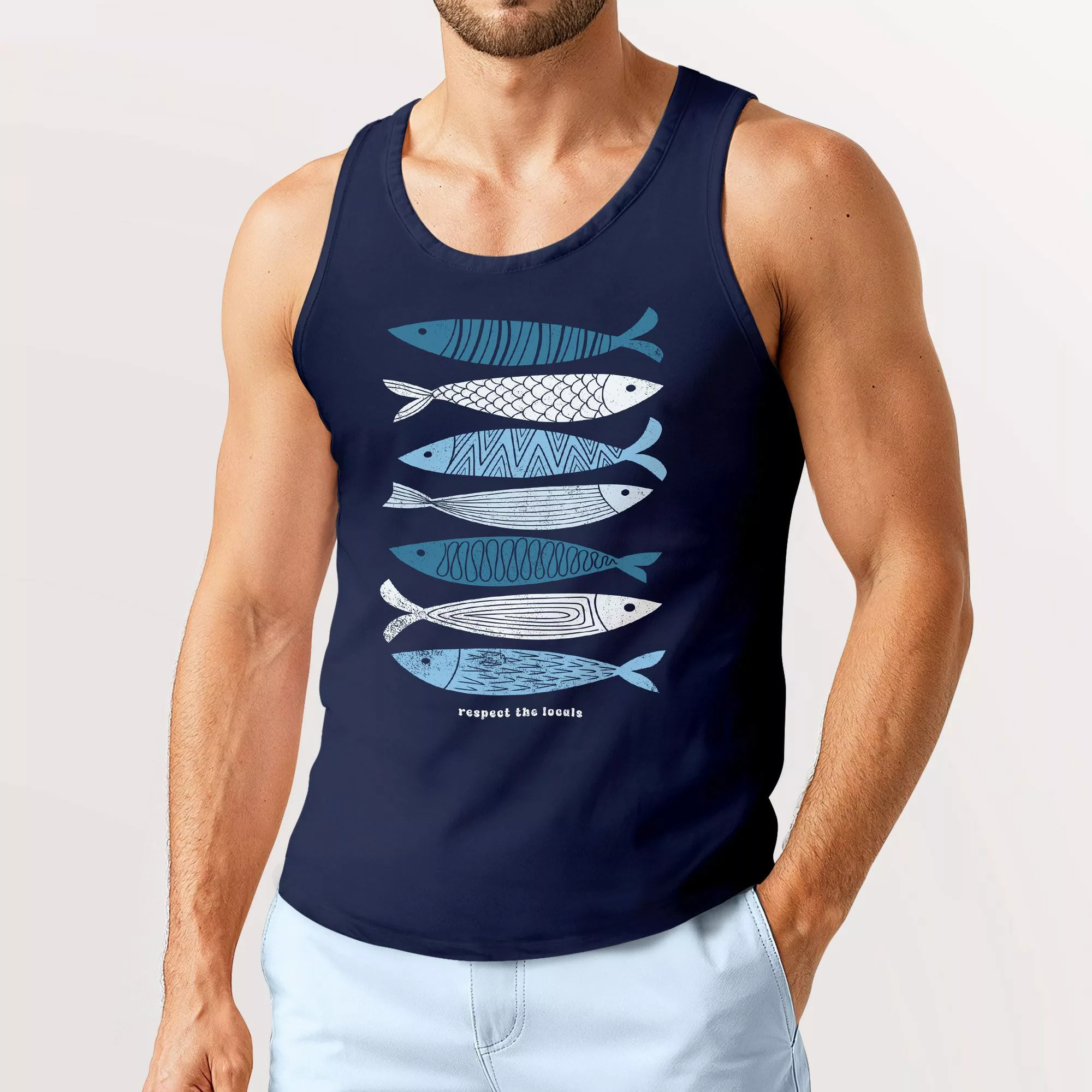 Neverless Tanktop Herren Tank-Top mit Print günstig online kaufen
