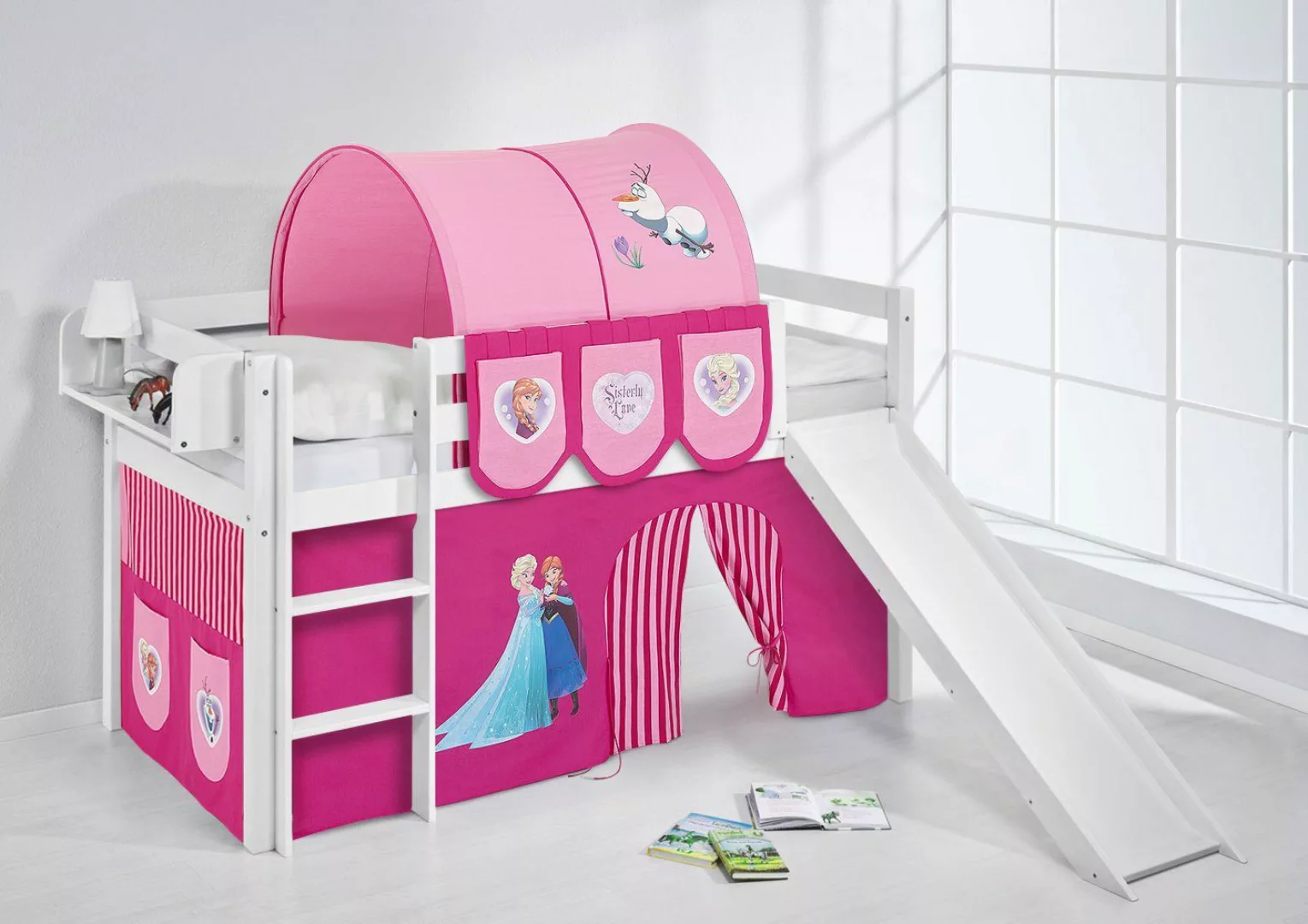 Lilokids Hochbett Hochbett JELLE mit Rutsche günstig online kaufen