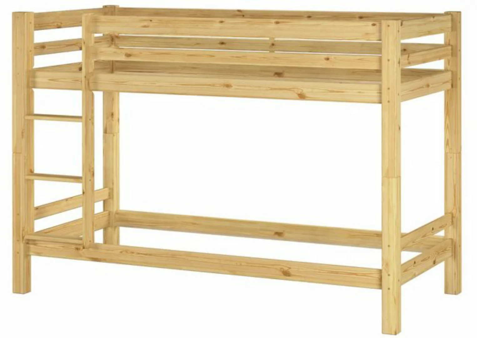 Erst-Holz® Hochbett 90x200 Kiefer massiv ohne Zubehör natur Gr. 90 x 200 günstig online kaufen