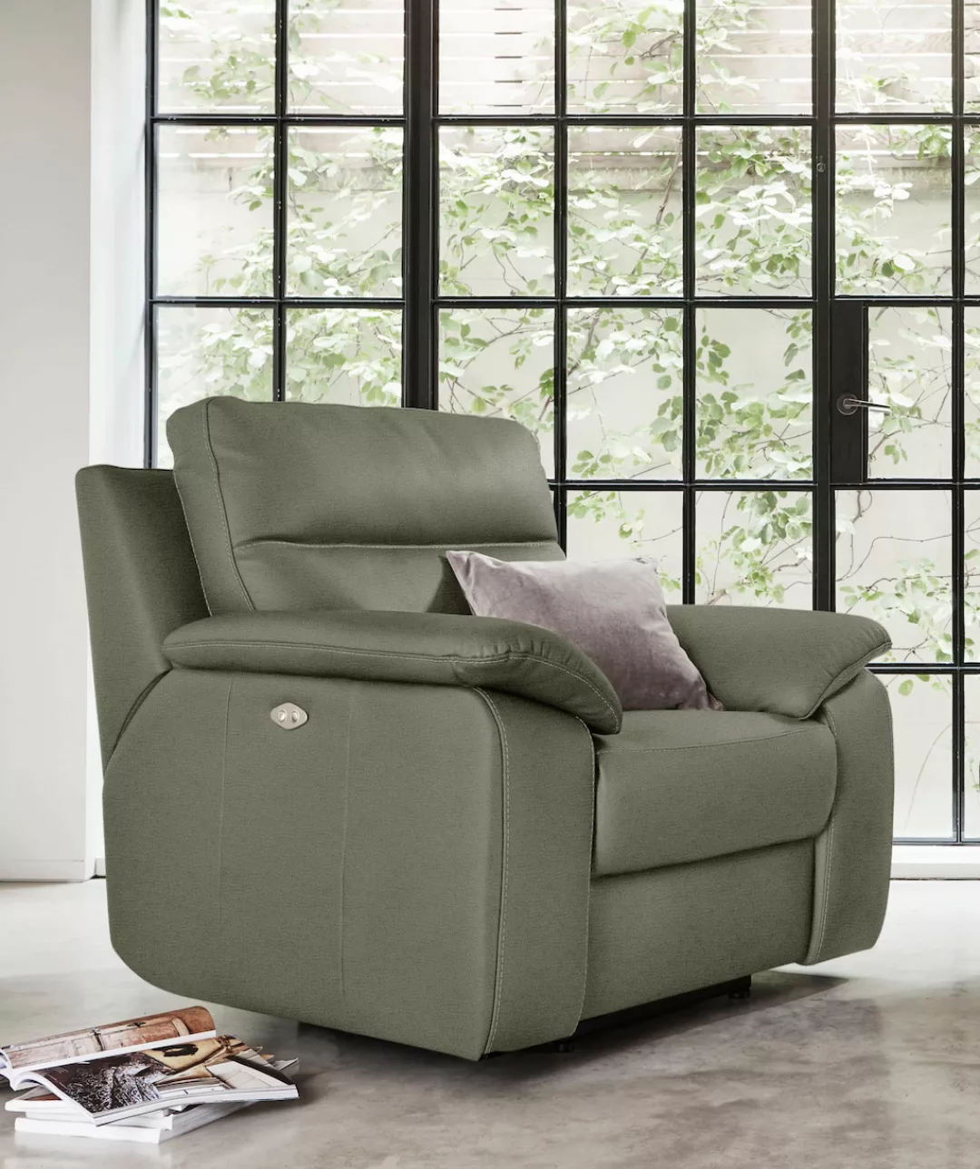 Nicoletti Home Sessel, Breite 108 cm, wahlweise mit oder ohne elektrische R günstig online kaufen
