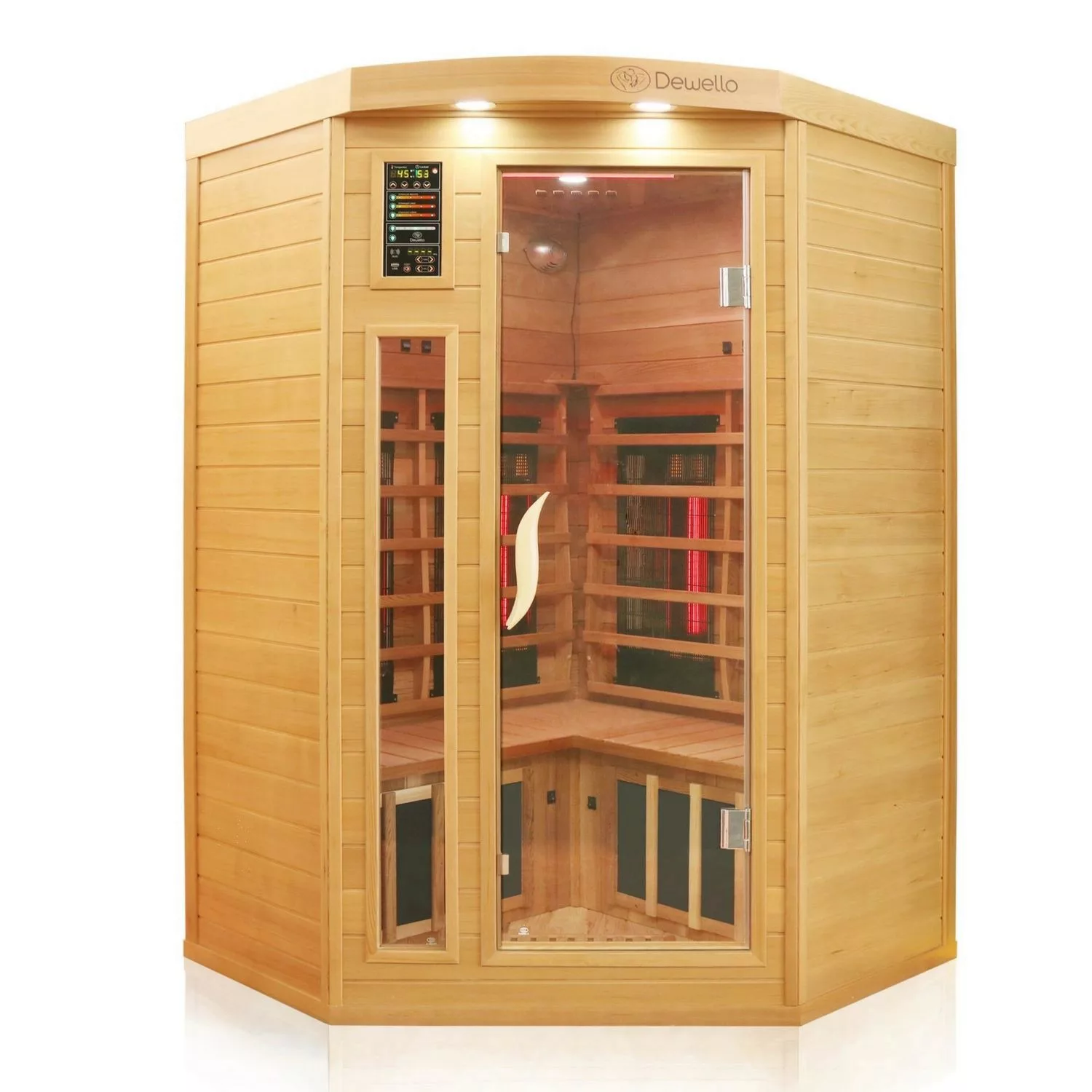 Dewello Infrarotkabine Infrarotsauna Lakefield Pro Hemlock-Zeder 120Cm X 12 günstig online kaufen