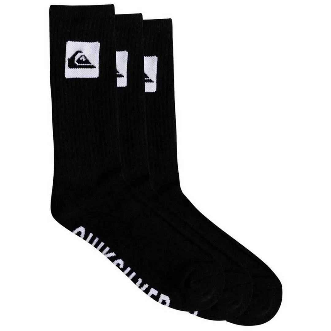 Quiksilver Crew Socken 3 Paare One Size White günstig online kaufen