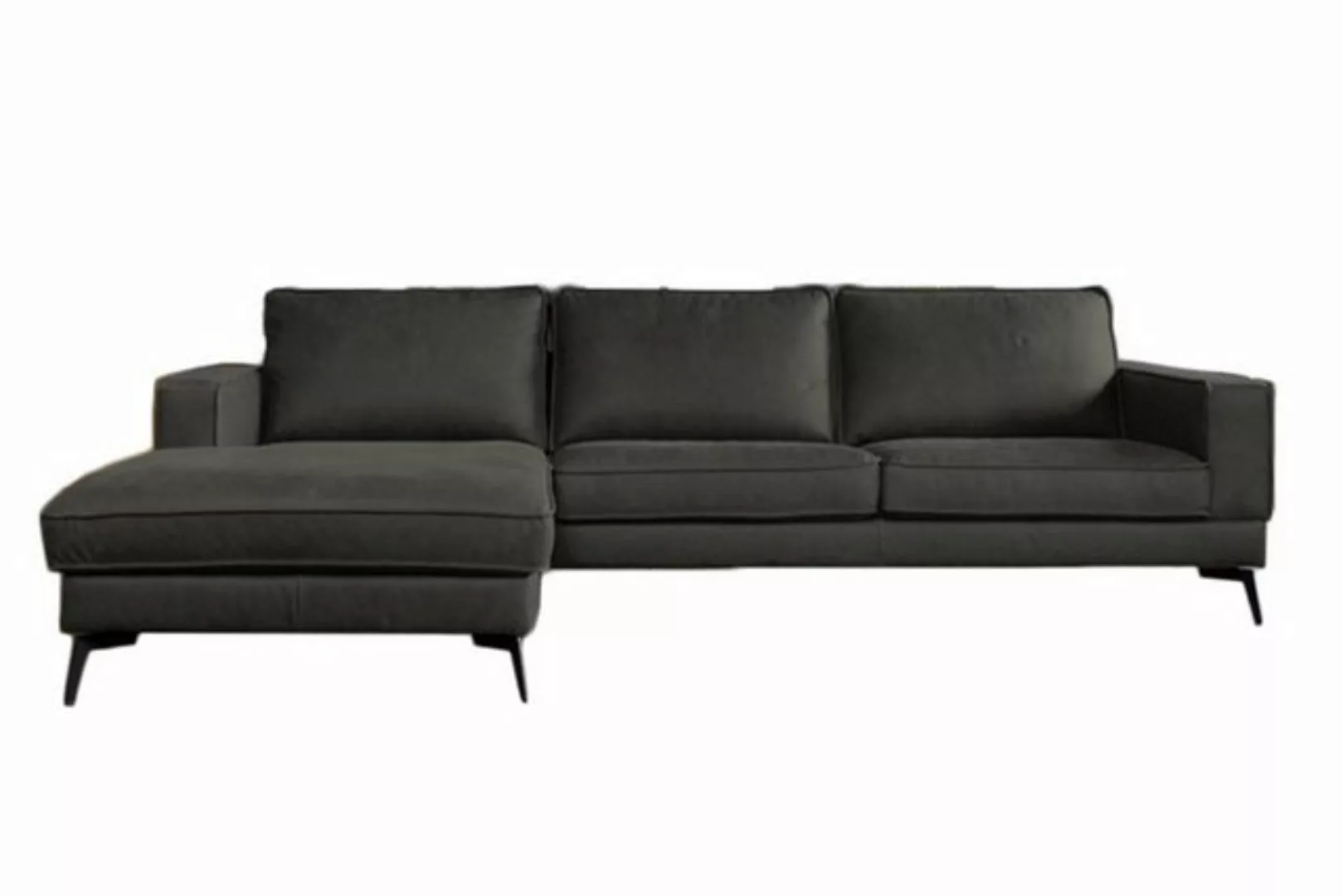 KAWOLA Ecksofa BLOOM, Leder Recamiere rechts od. links versch. Farben günstig online kaufen