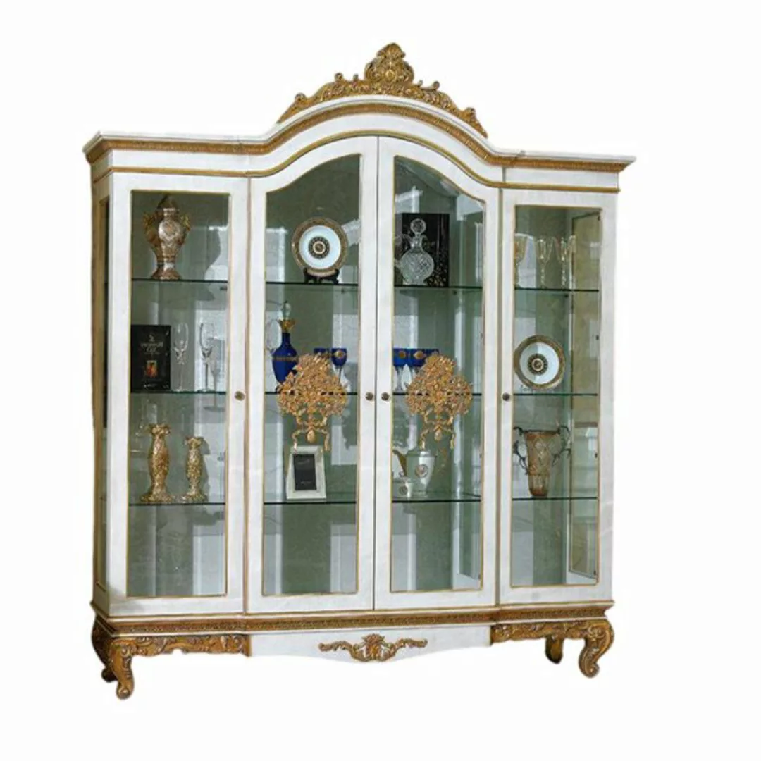 Xlmoebel Vitrine Vier-türiger Schauvitrinenschrank für das Wohnzimmer im (Y günstig online kaufen