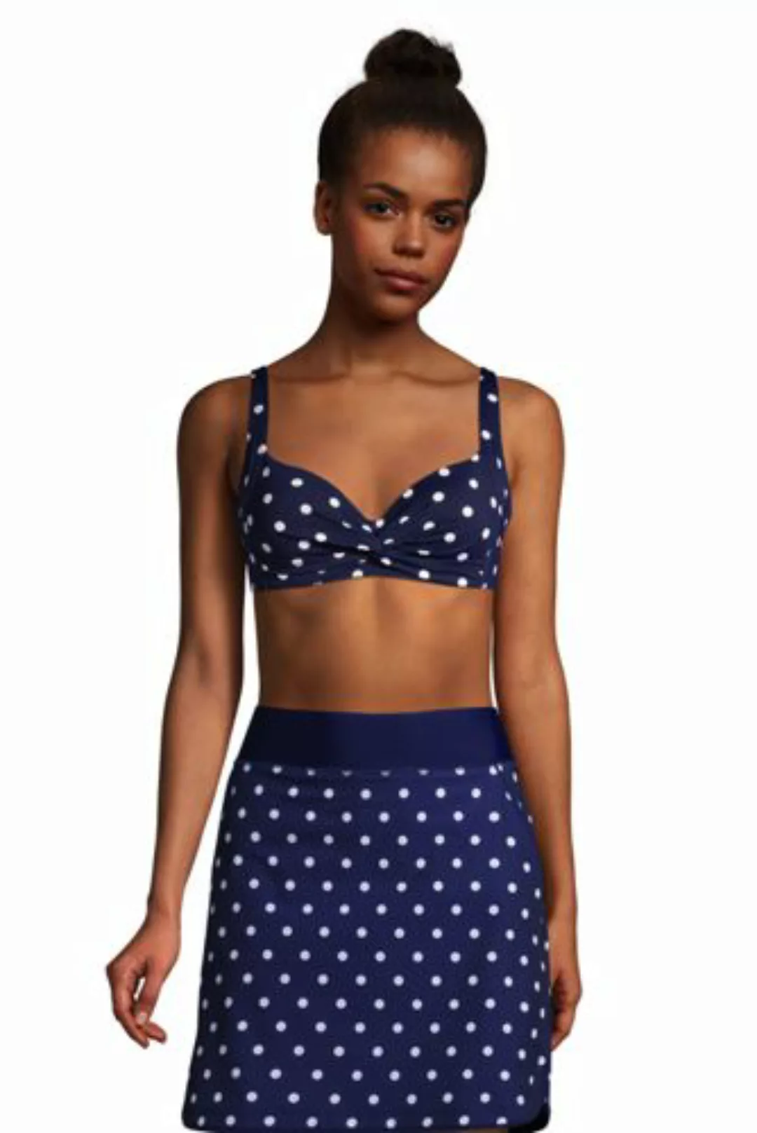 Bikinitop Gemustert CHLORRESISTENT, Damen, Größe: L Normal, Blau, Lycra, by günstig online kaufen