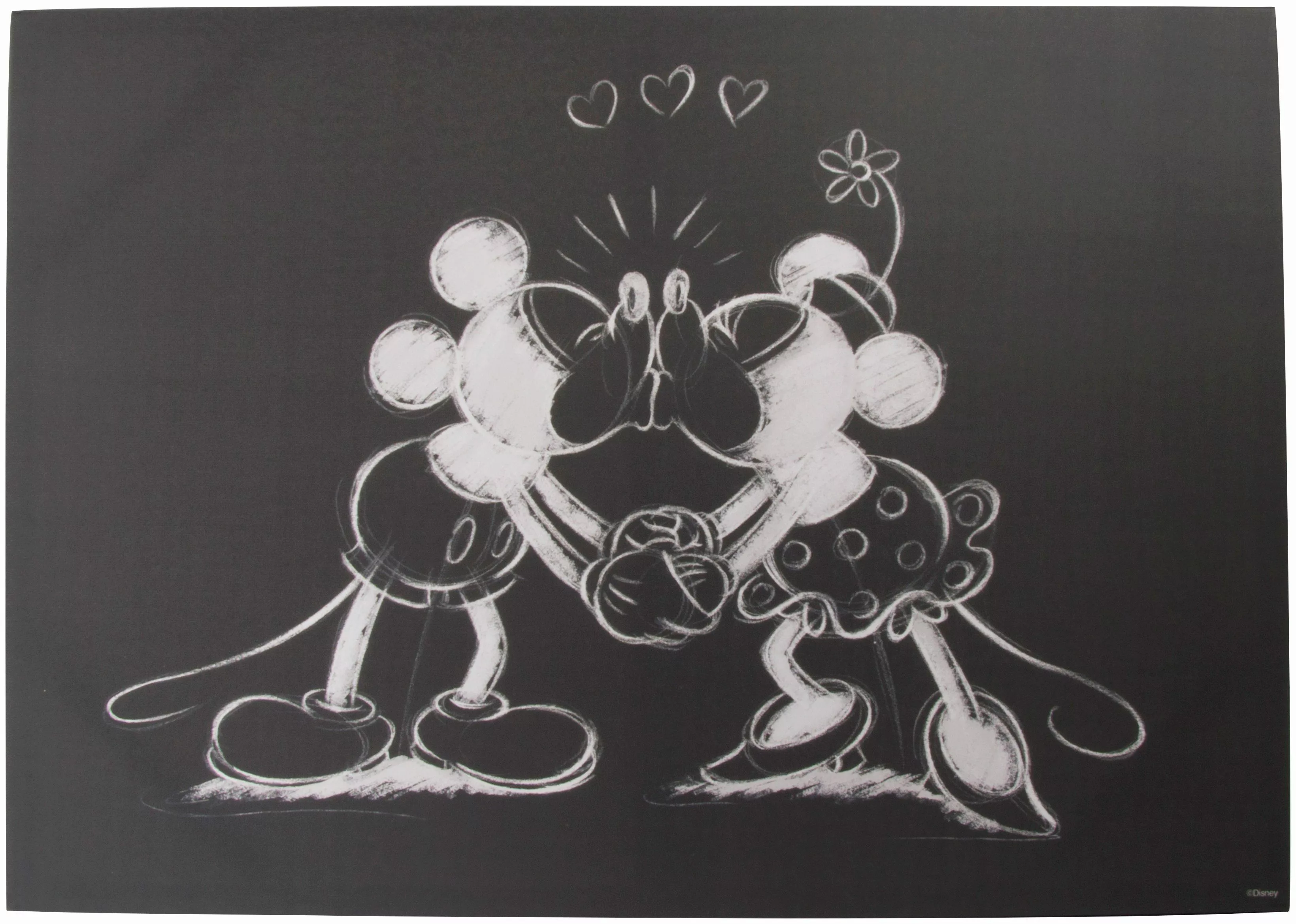 Art for the home Leinwandbild "MICKEY KISSING" günstig online kaufen