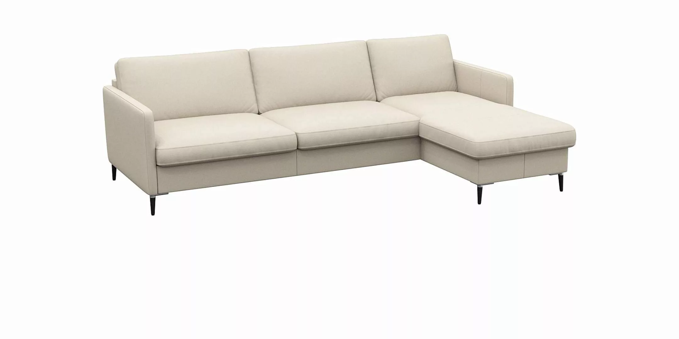 FLEXLUX Ecksofa "Fiore, super Sitzkomfort durch Kaltschaum im Sitz, L-Form" günstig online kaufen