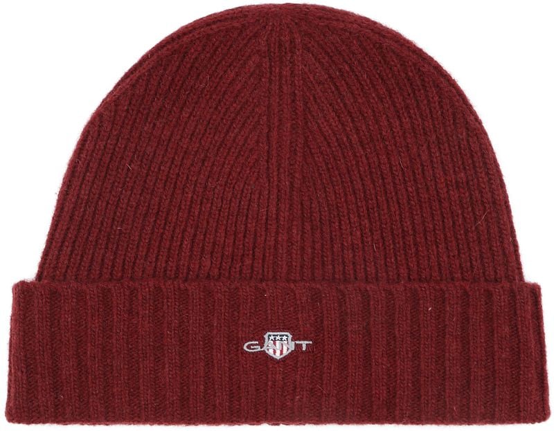 Gant Beanie Bordeauxrot - günstig online kaufen