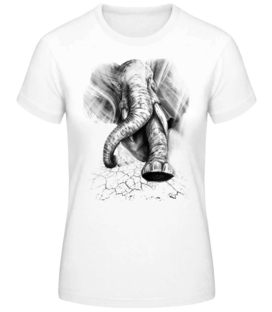 Aggro Elefant · Frauen Basic T-Shirt günstig online kaufen