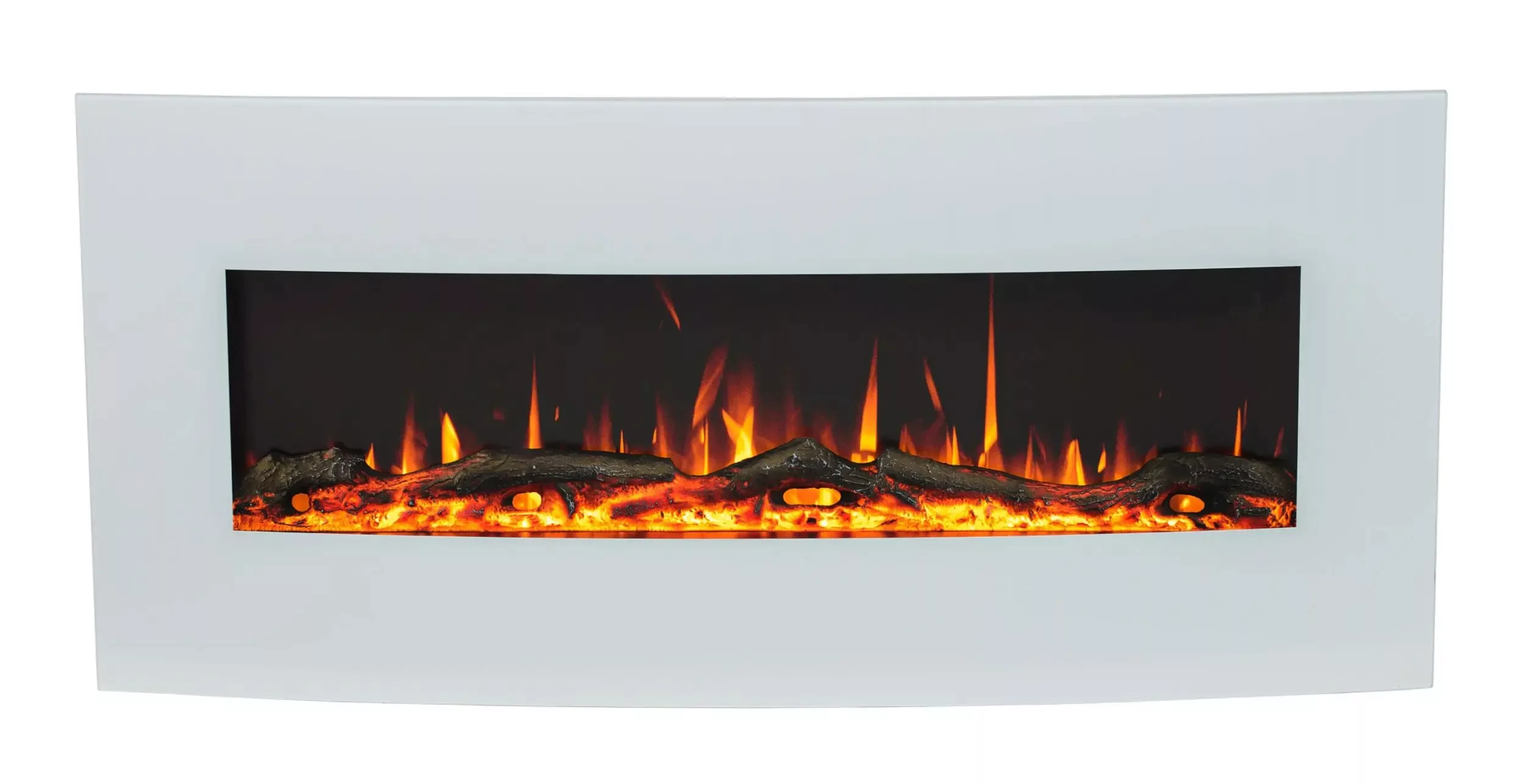 Noble Flame Detroit 1220 weiß [gewölbter Elektro Wandkamin] günstig online kaufen