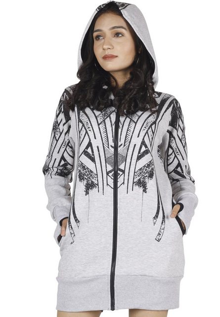 Guru-Shop Langjacke Goa Festival Jacke mit Tribal Print, Jacke mit.. altern günstig online kaufen