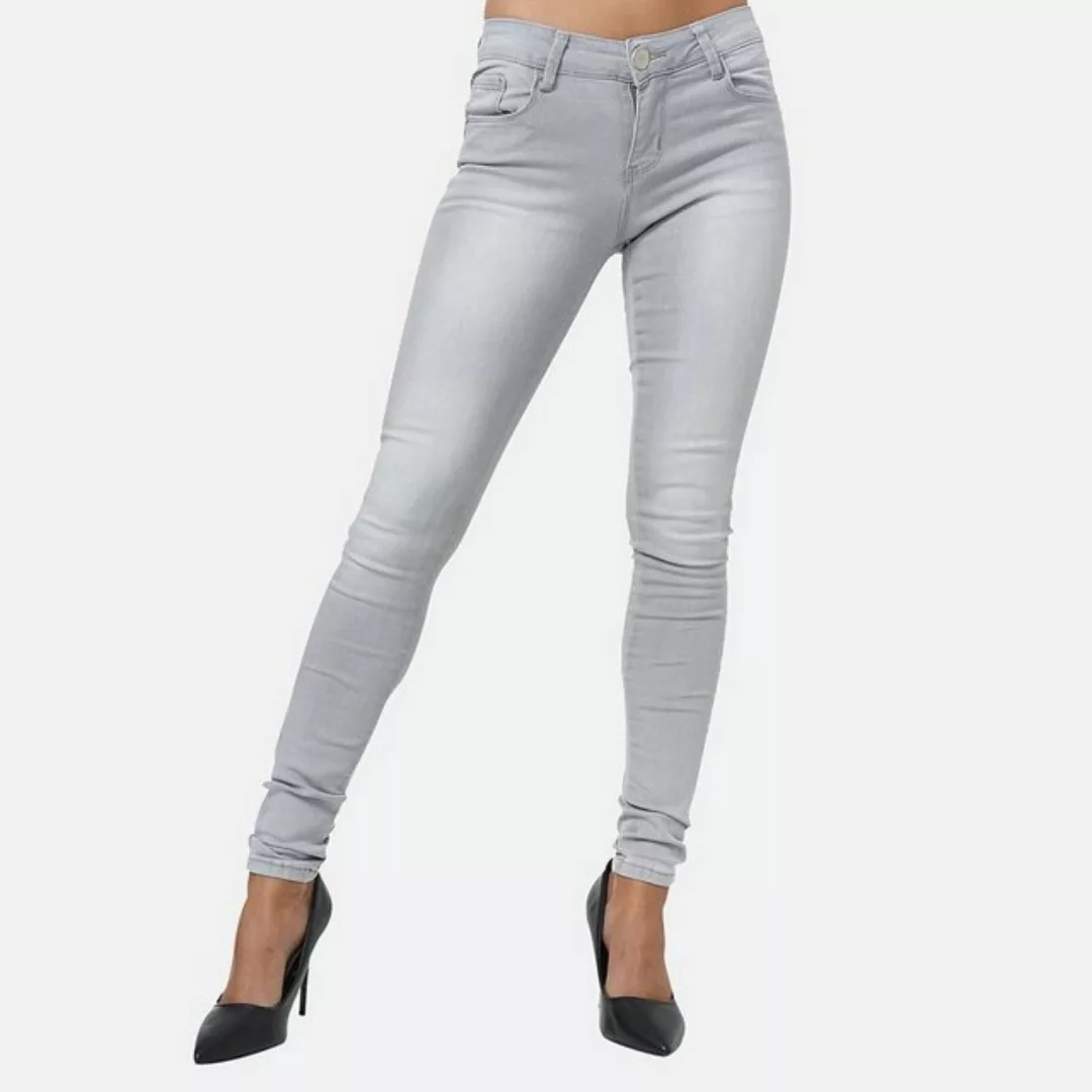 Elara Slim-fit-Jeans Elara Damen Stretch Hose Push Up Jeans (1-tlg) günstig online kaufen