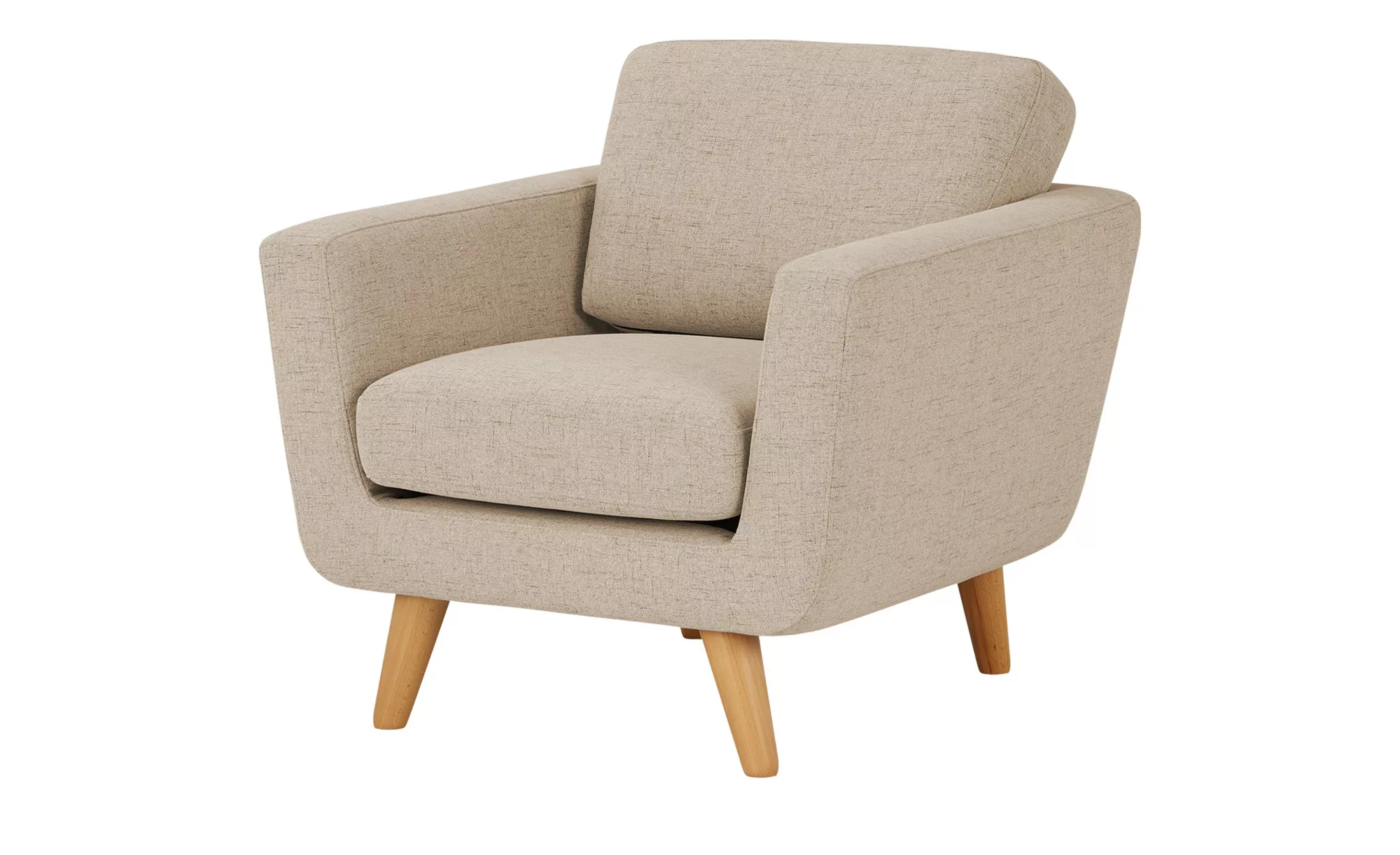 finya Sessel  Malmo - beige - 86 cm - 80 cm - 88 cm - Polstermöbel > Sessel günstig online kaufen