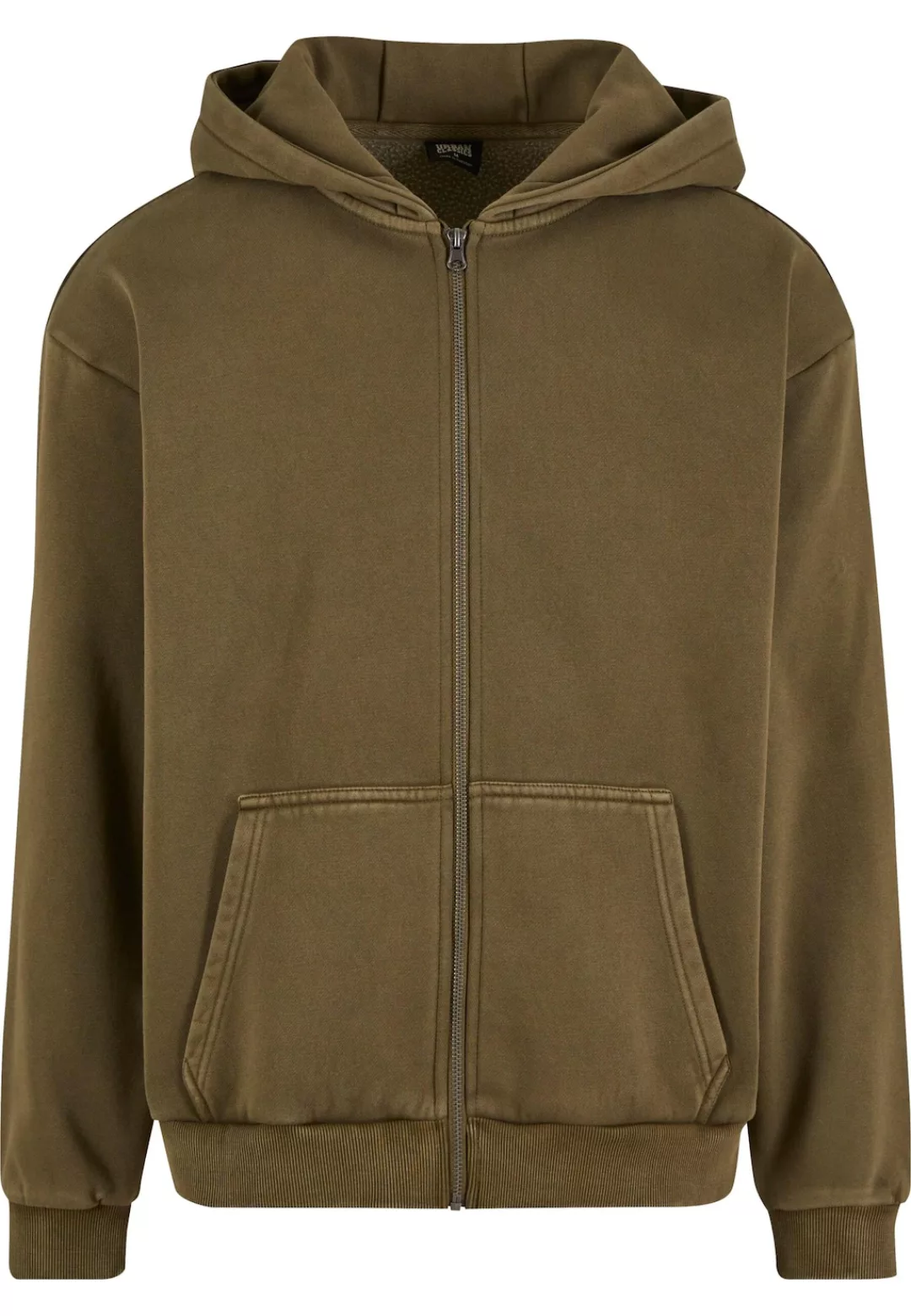 URBAN CLASSICS Sweatjacke "Urban Classics Vintage Heavy Zip Hoodie" günstig online kaufen