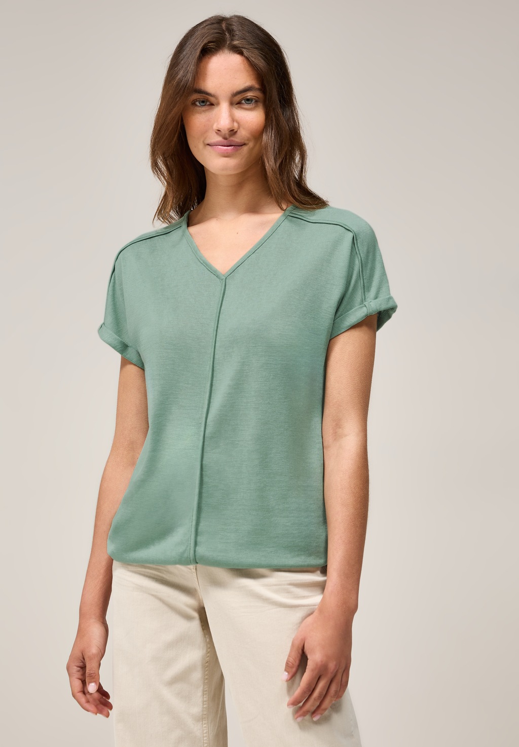 Cecil T-Shirt, 2in1 Optik günstig online kaufen