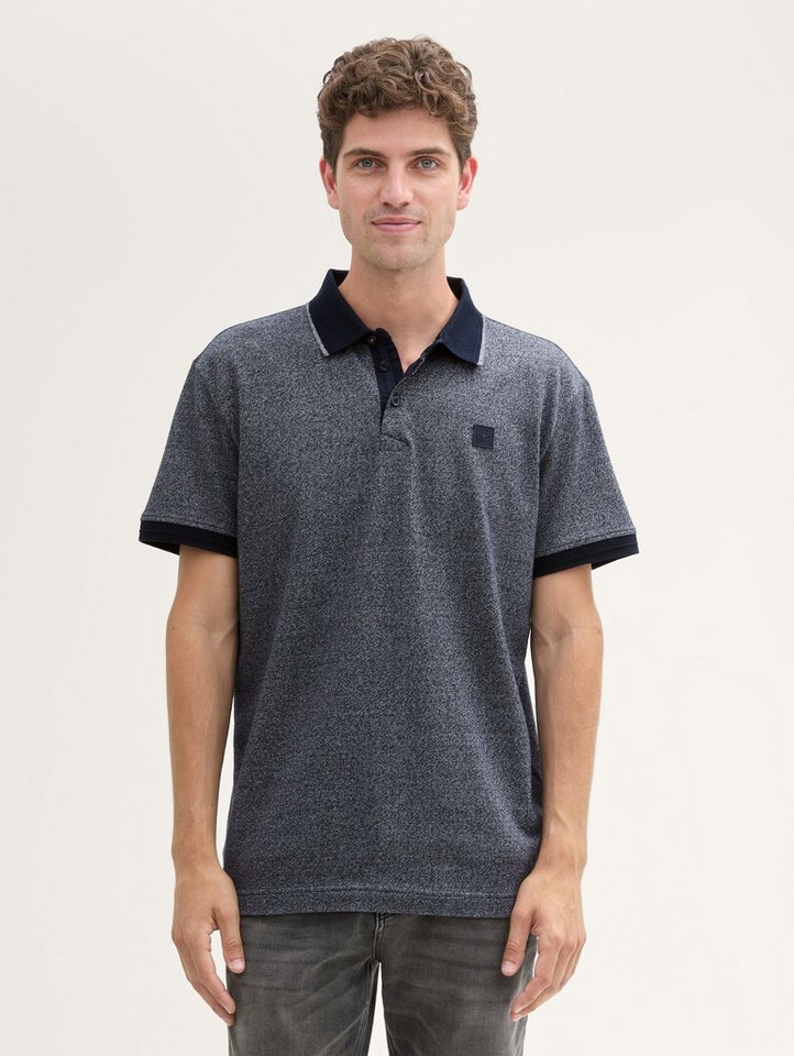 TOM TAILOR Poloshirt Gemustertes Poloshirt günstig online kaufen