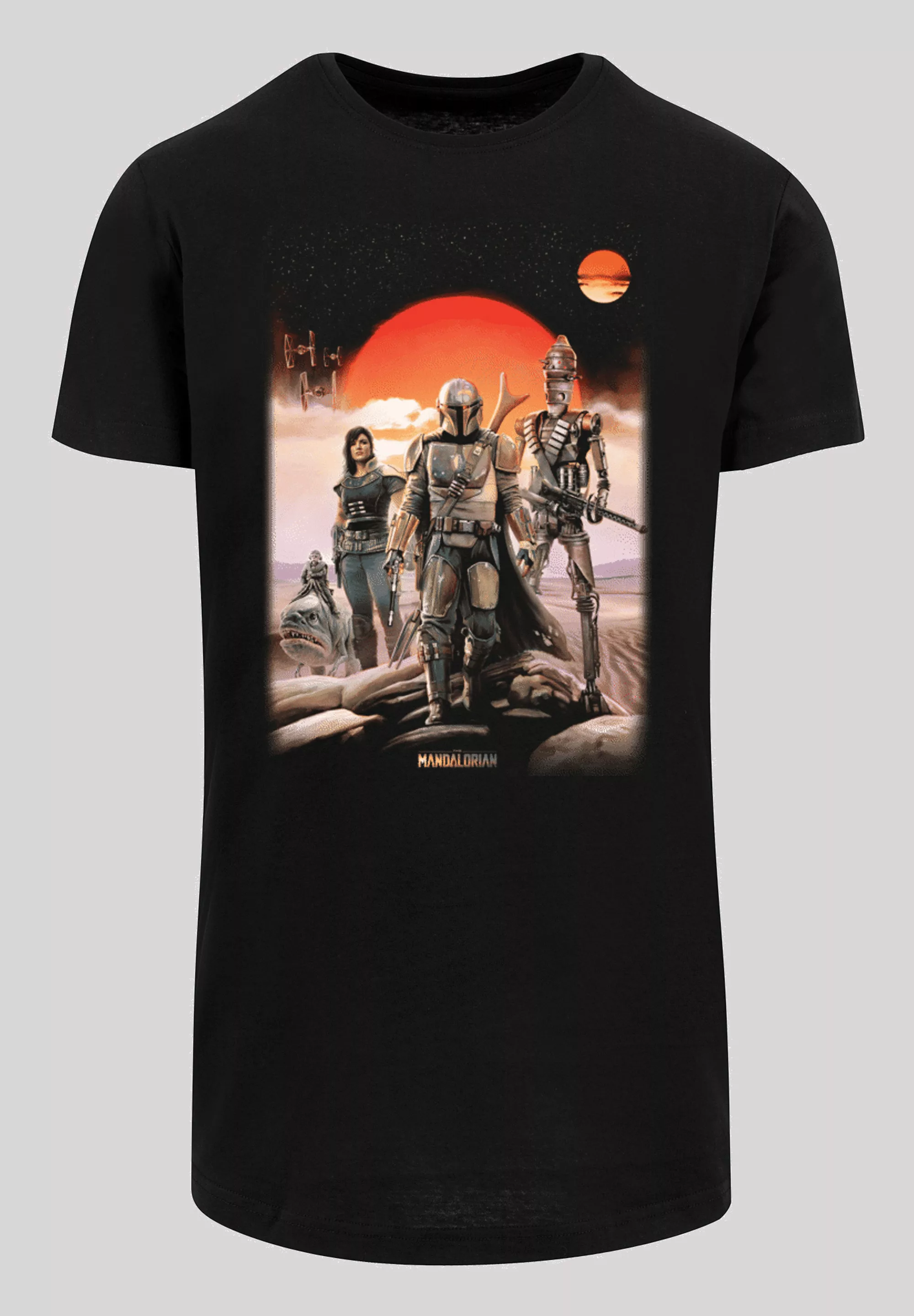 F4NT4STIC T-Shirt "Star Wars The Mandalorian Warriors", Herren,Premium Merc günstig online kaufen