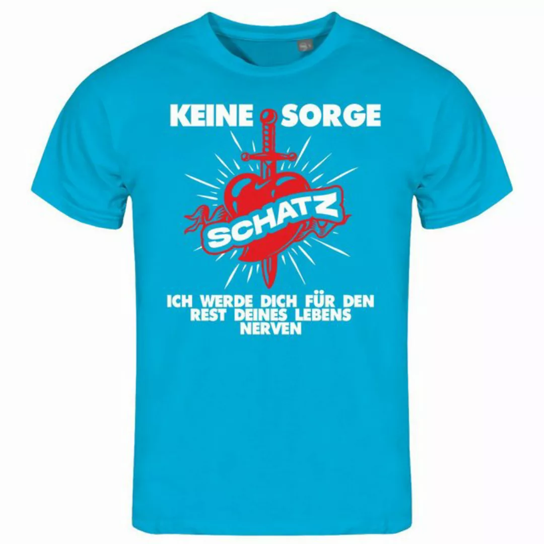 deinshirt Print-Shirt Herren T-Shirt Keine Sorge Schatz Funshirt mit Motiv günstig online kaufen