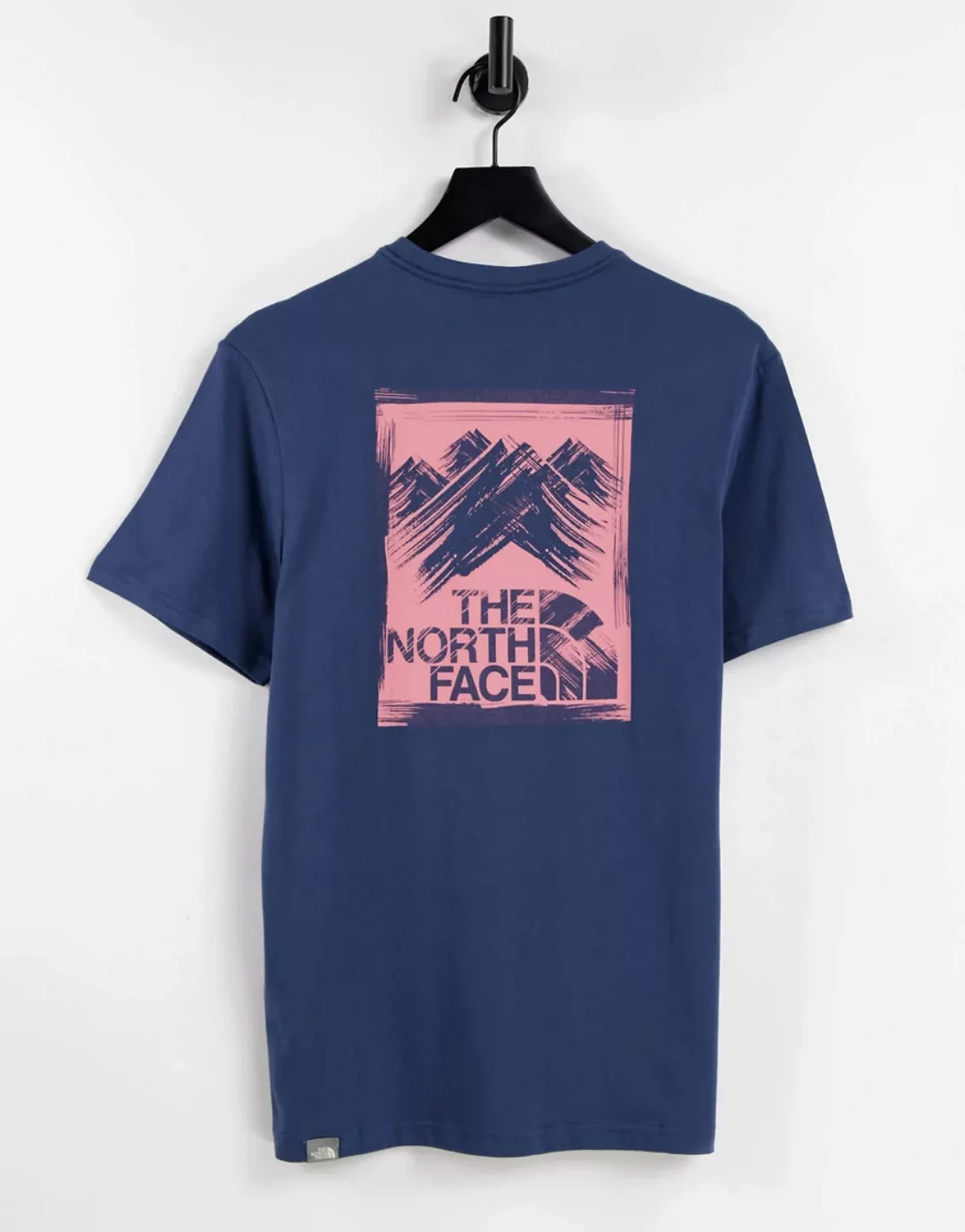 The North Face – Stroke Mountain – Blaues T-Shirt, exklusiv bei ASOS günstig online kaufen