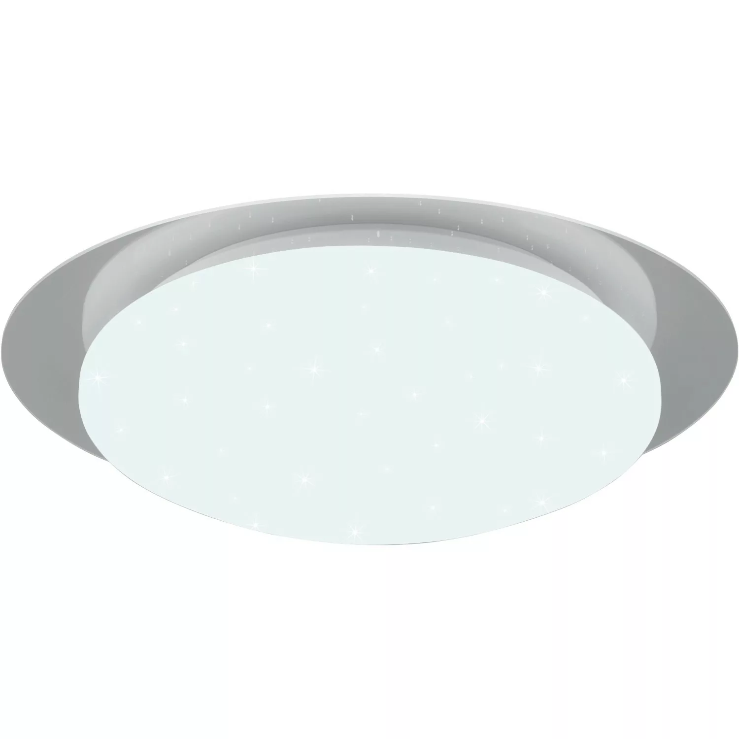 Trio LED-Deckenleuchte Frodeno 87 mm x 350 mm x 350 mm Weiß günstig online kaufen