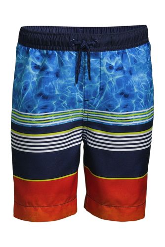 Badeshorts, Größe: 134-152, Sonstige, Polyester, by Lands' End, Multi Mixed günstig online kaufen