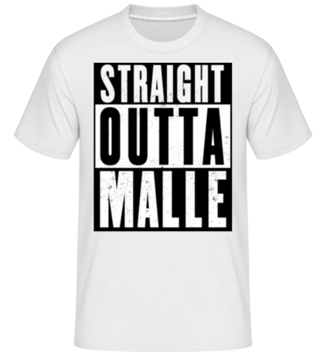 Straight Outta Malle Black · Shirtinator Männer T-Shirt günstig online kaufen