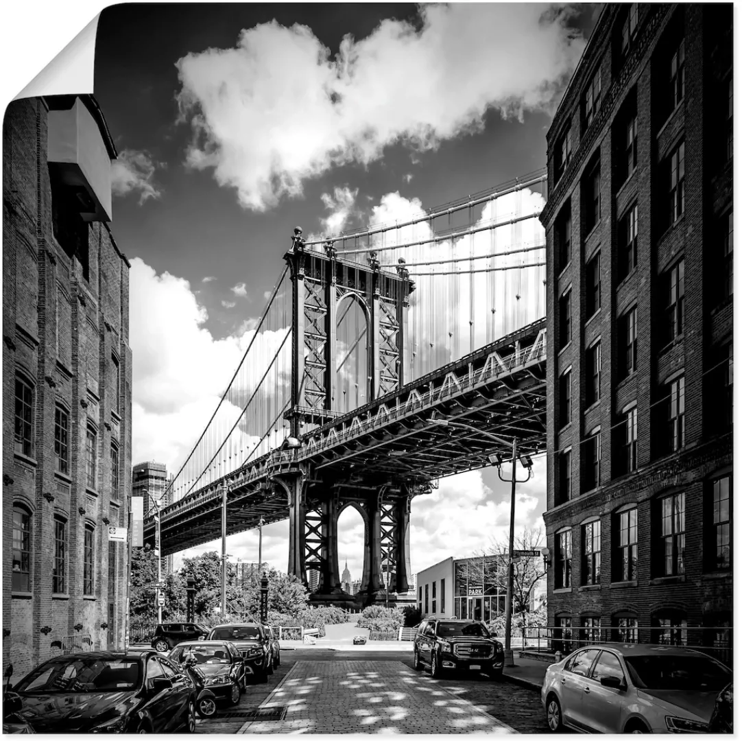 Artland Poster "New York City Manhattan Bridge I", Amerika, (1 St.), als Al günstig online kaufen