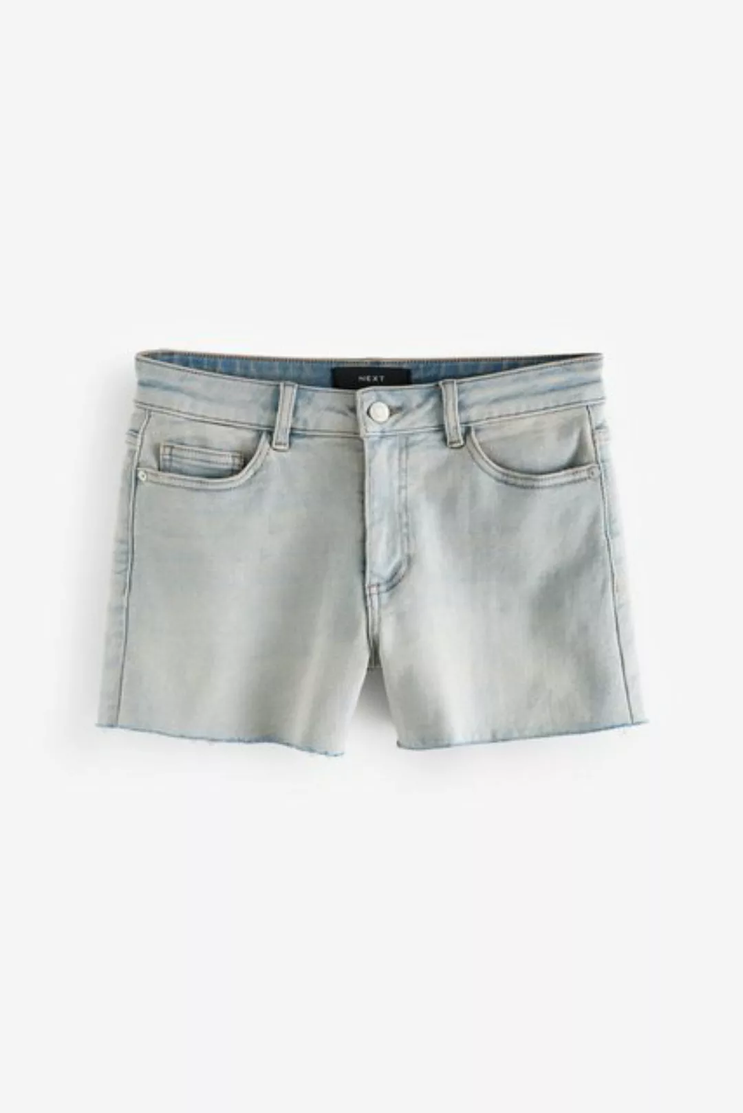 Next Jeansshorts Superweiche Denim-Shorts mit Fransensaum (1-tlg) günstig online kaufen