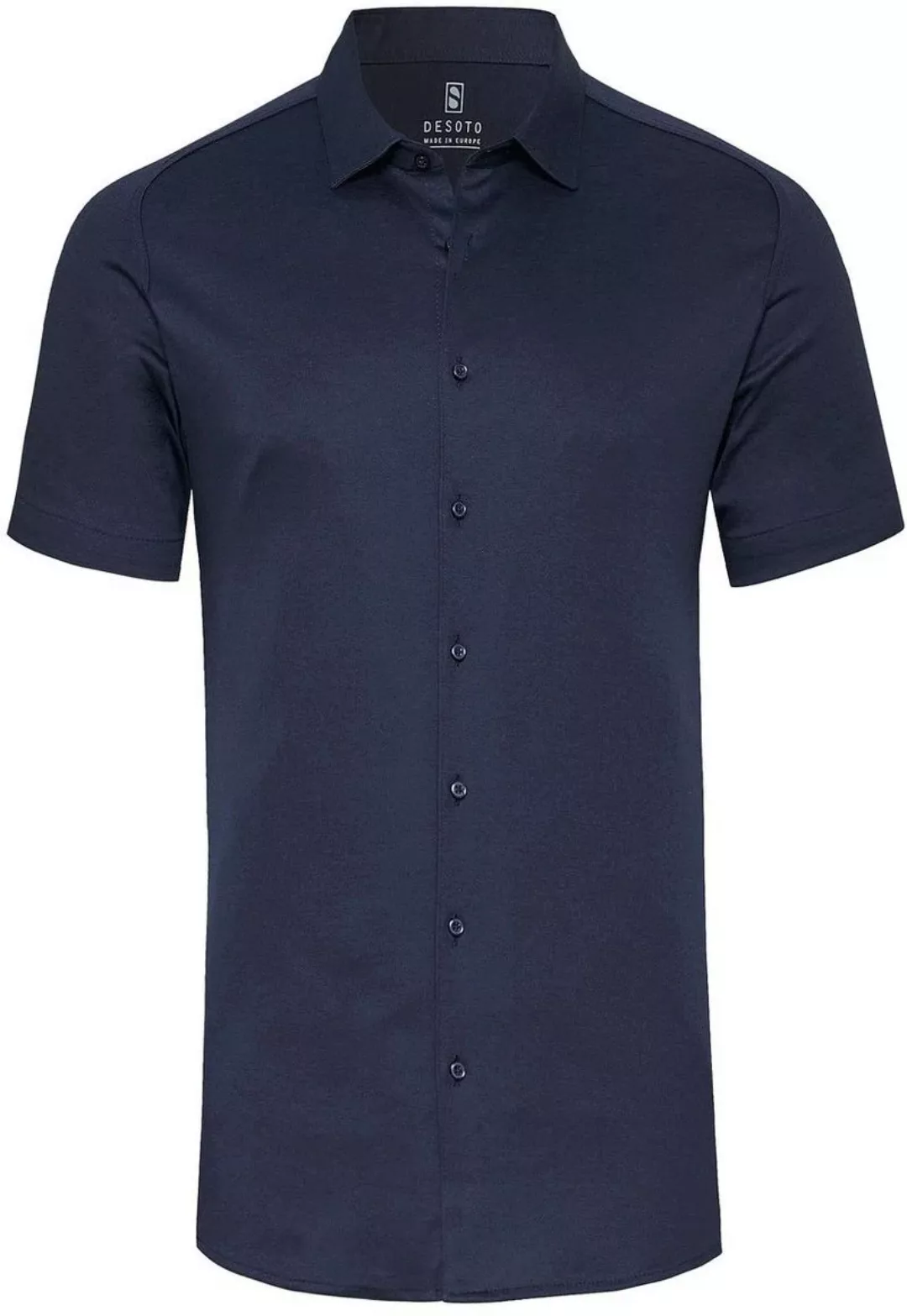Desoto Short Sleeve Jersey Hemd Navy  - Größe M günstig online kaufen