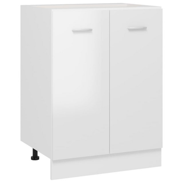 DOTMALL Unterschrank Unterschrank Hochglanz-Weiß 60x46x81,5 cm Holzwerkstof günstig online kaufen