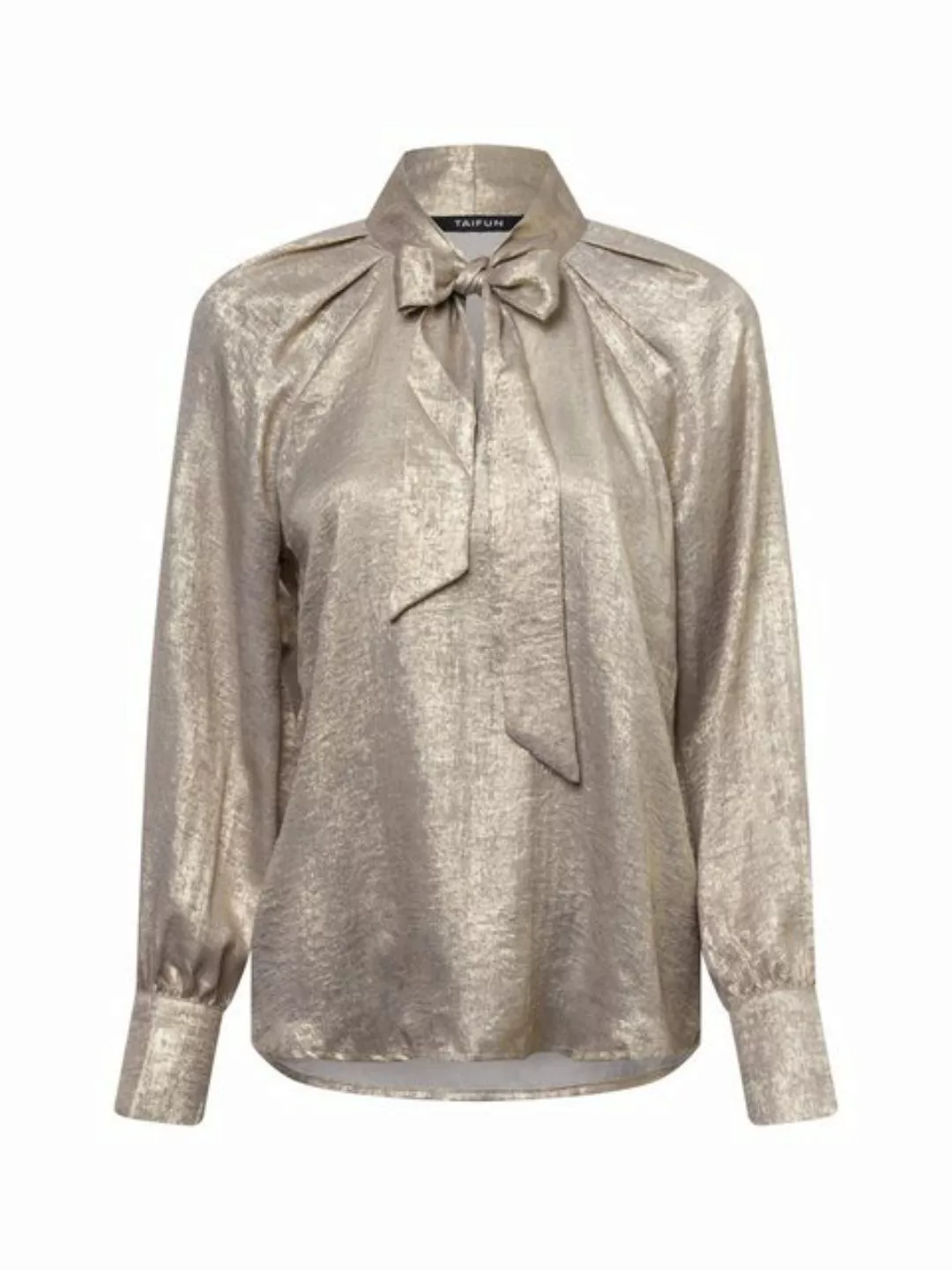 Taifun Schluppenbluse - Bluse mit Goldschimmer- festliche Bluse - elegante günstig online kaufen