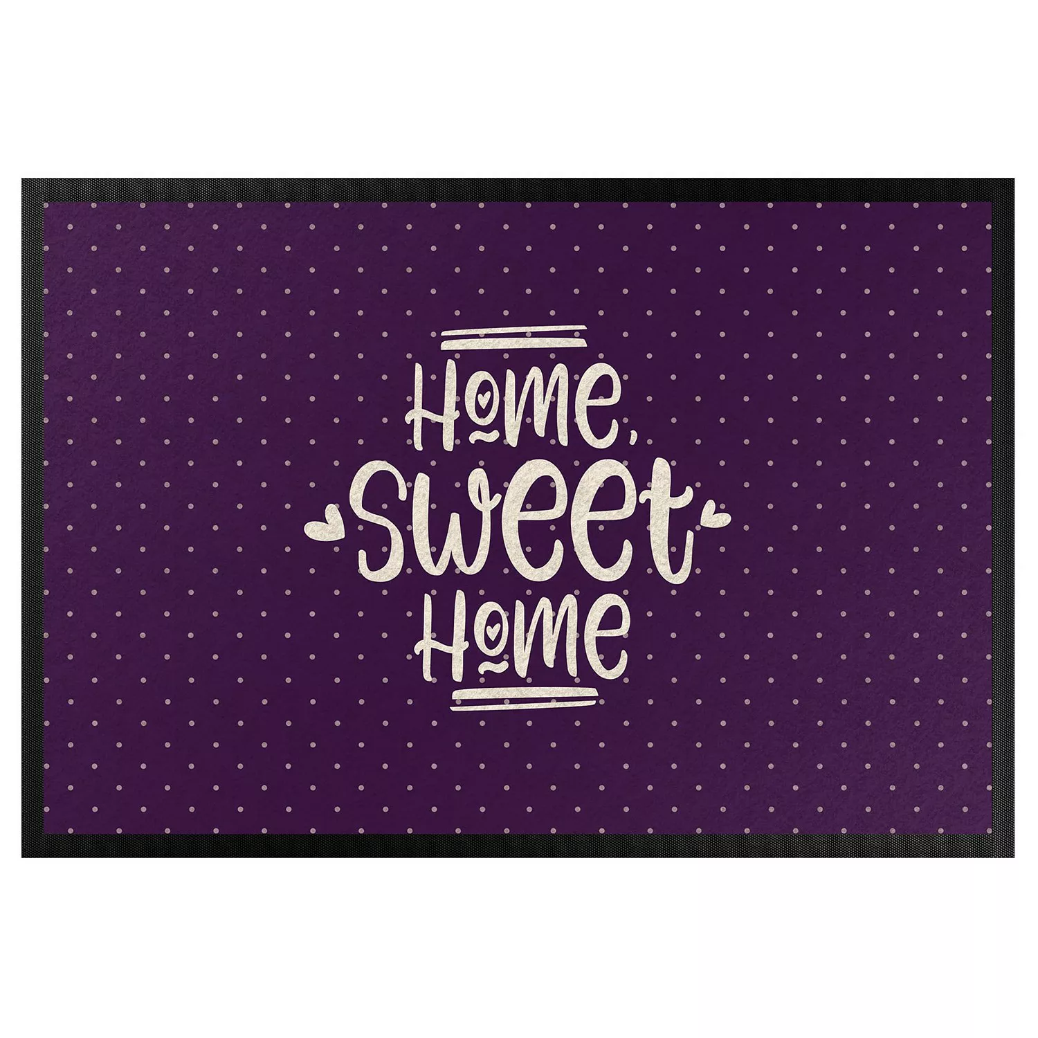 home24 Fußmatte Home Sweet Home Polkadots günstig online kaufen