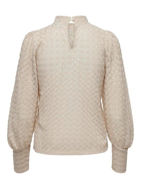 JACQUELINE de YONG Blusenshirt Bluse hoch geschlossen Knopfleiste Spitzen-D günstig online kaufen