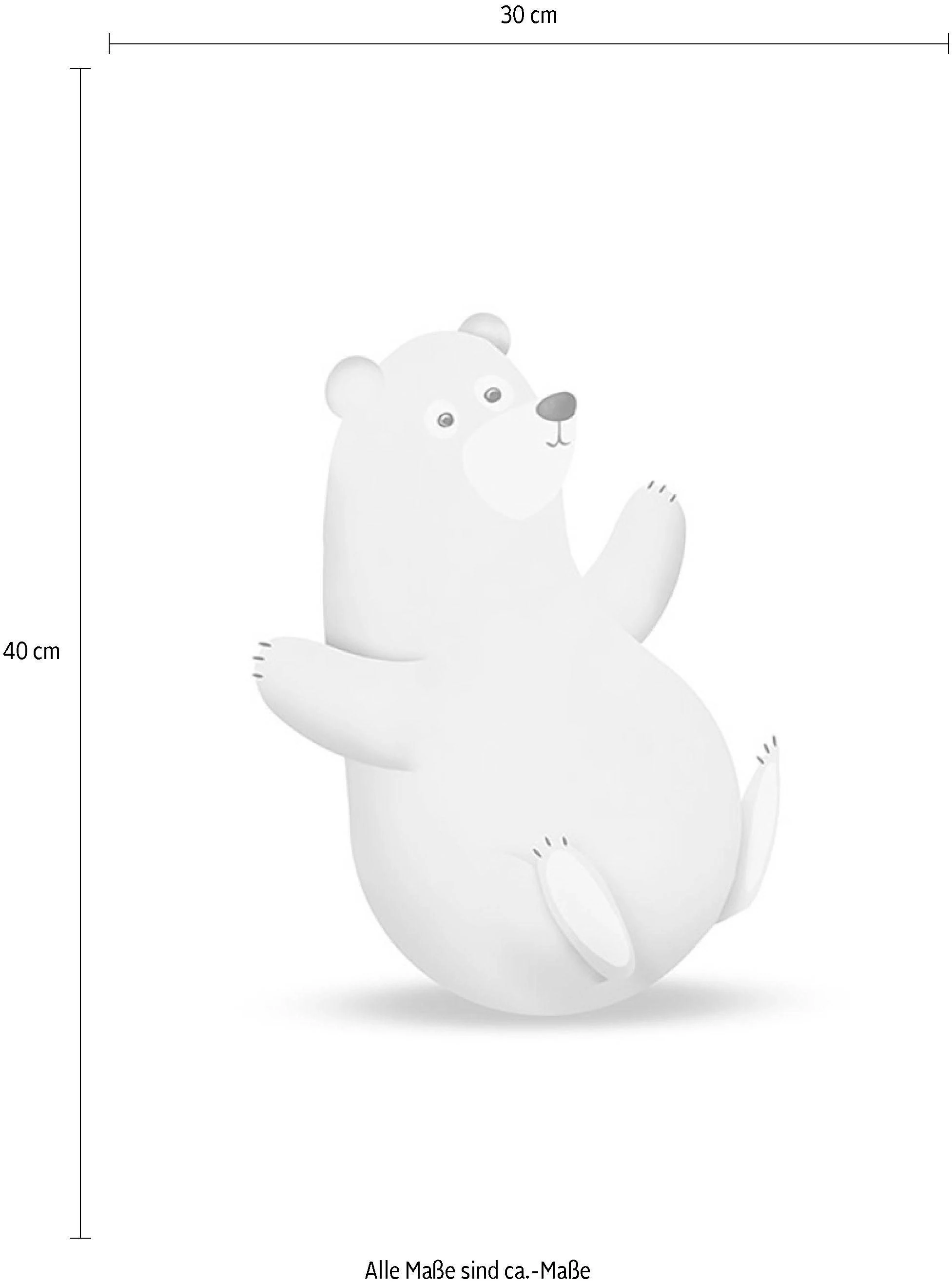 Komar Bild "Cute Animal Polar Bear", Tiere, (1 St.), Wandbild zur Dekoratio günstig online kaufen