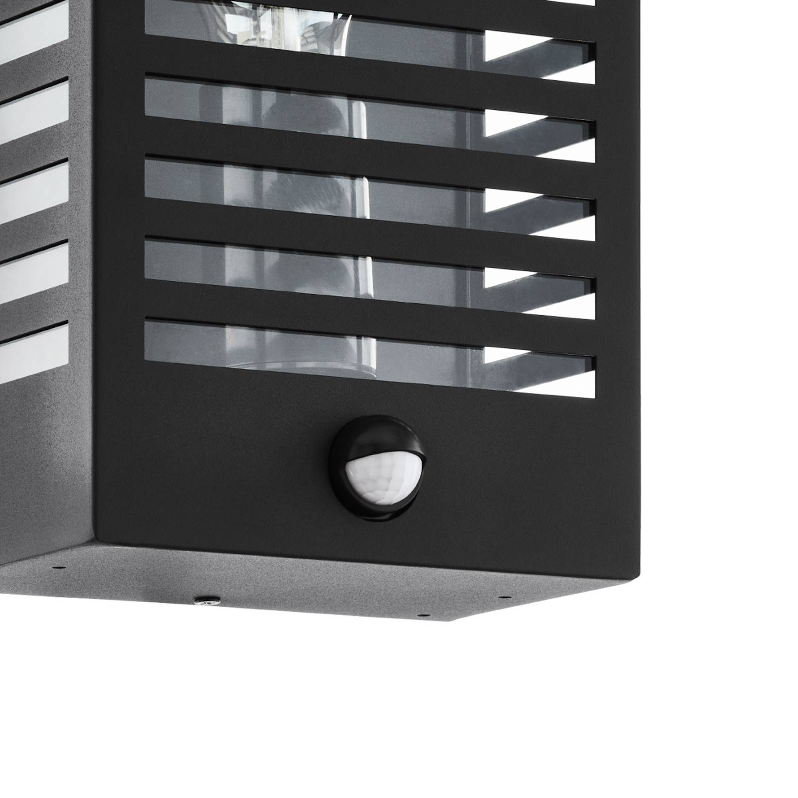 Außenwandleuchte Alamonte 3, schwarz, mit Sensor günstig online kaufen