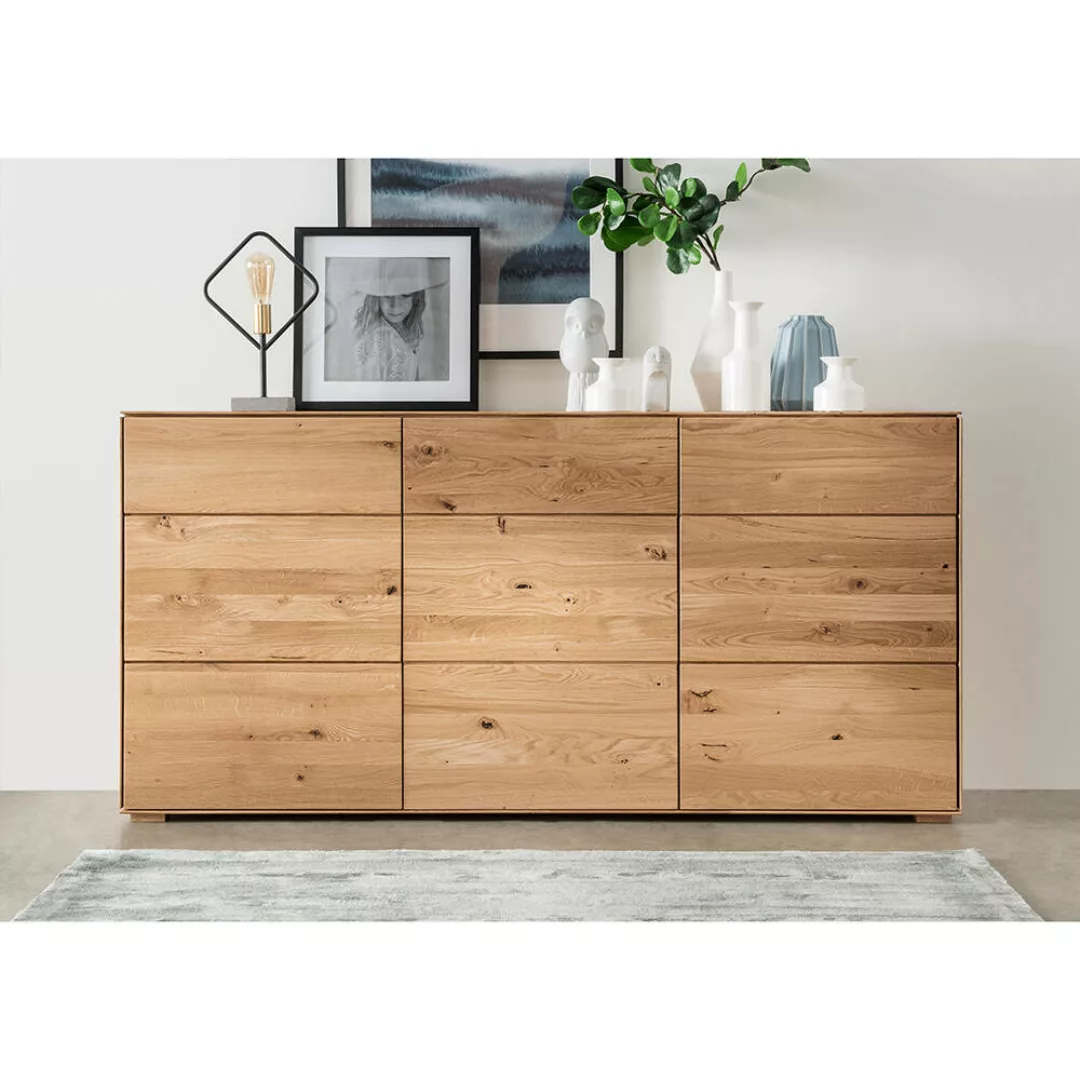 Sideboard 172cm, Wildeiche massiv geölt, WYNDHAM-69 günstig online kaufen